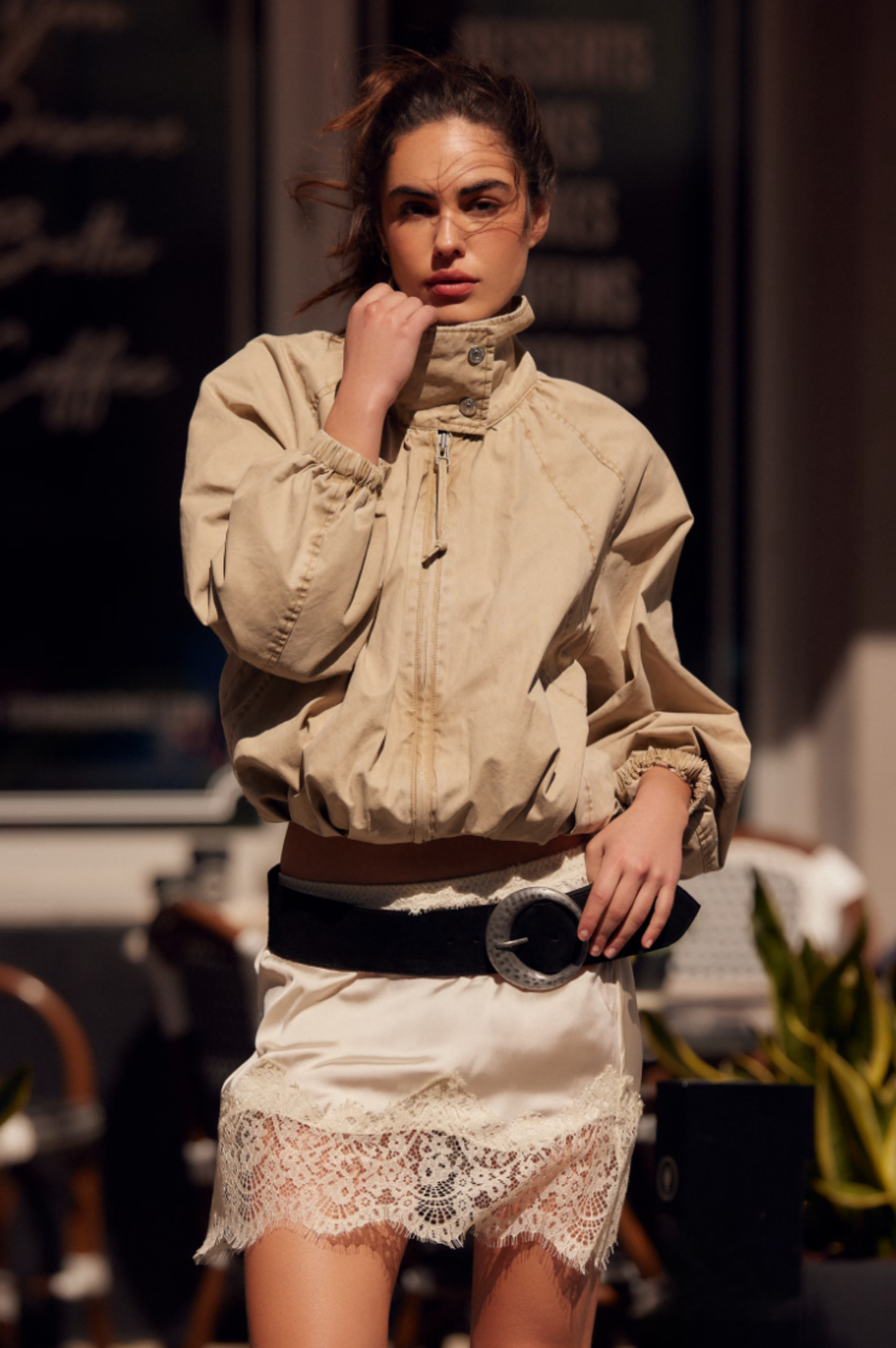 Chelsea Vegan Suede Jacket