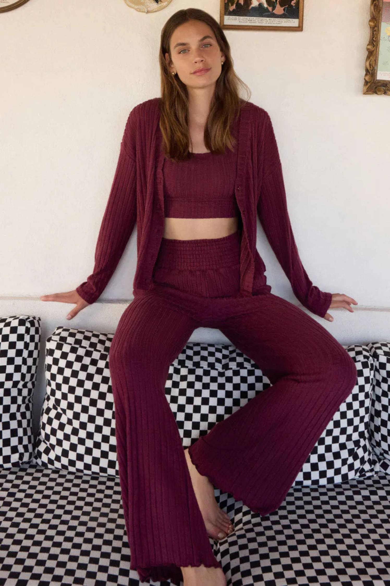 Mara Silky Rib Cardigan