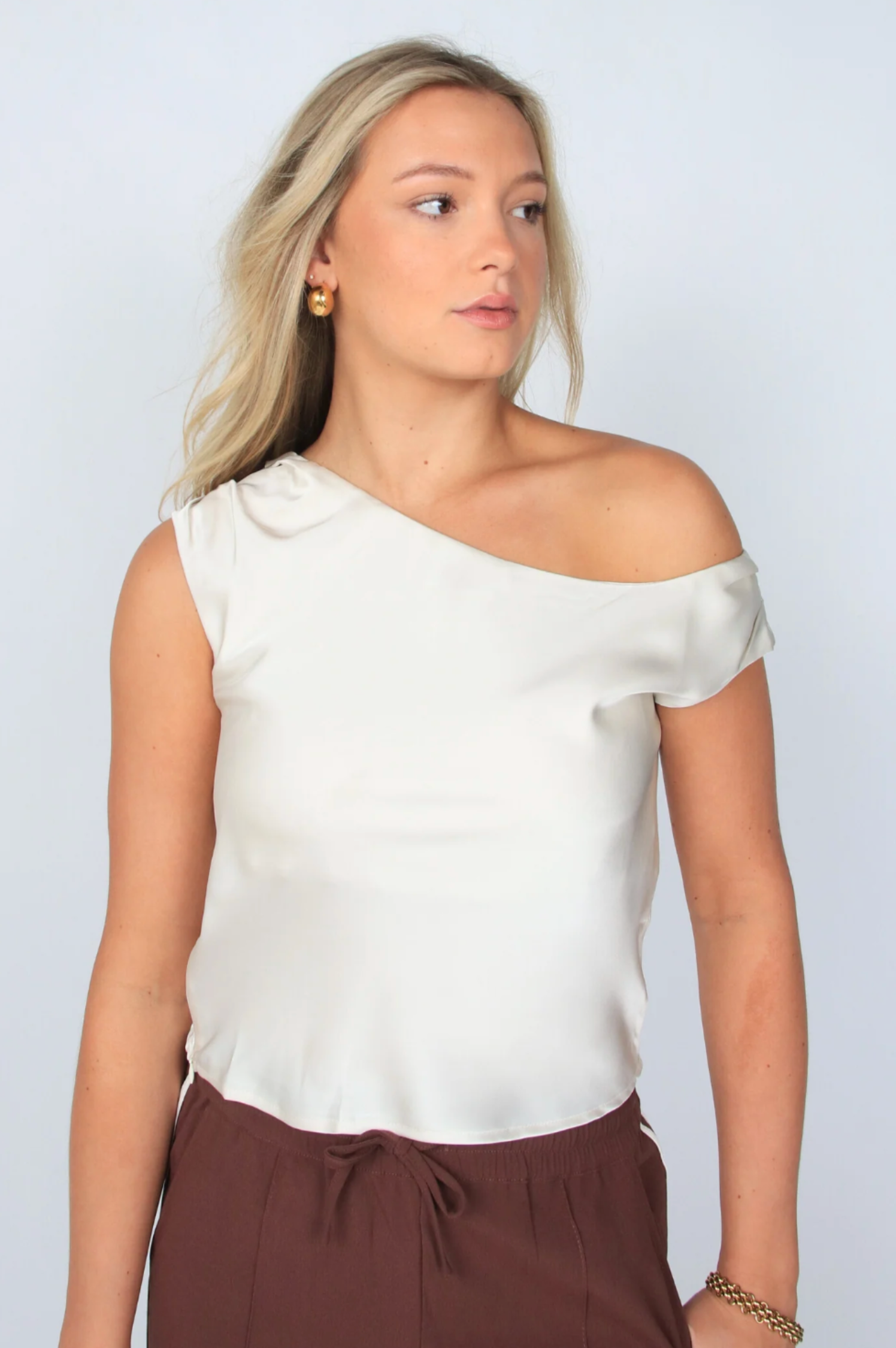 Olivia Satin Top