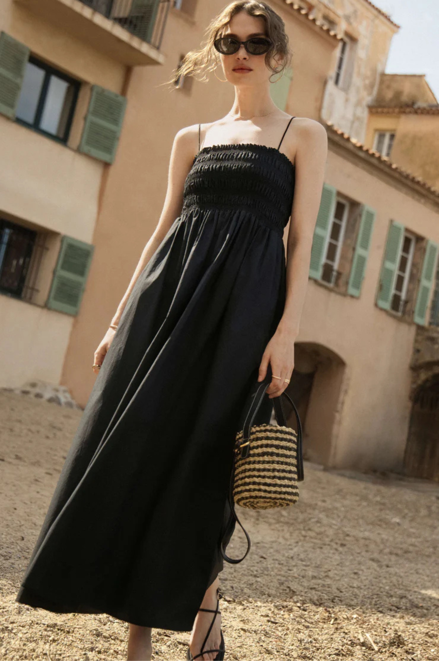 Cornelia Poplin Maxi Dress