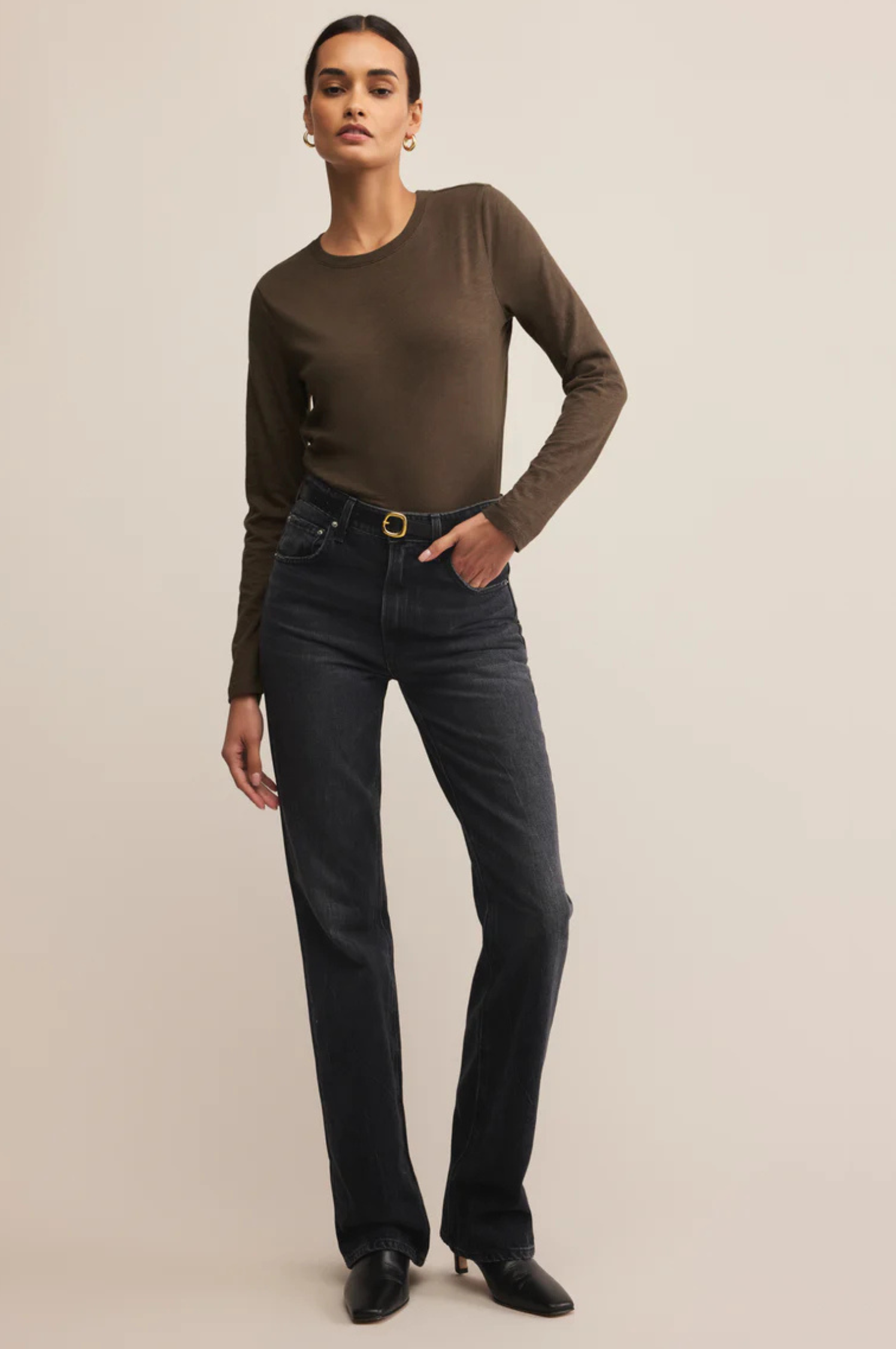 Modern Slub Long Sleeve Tee