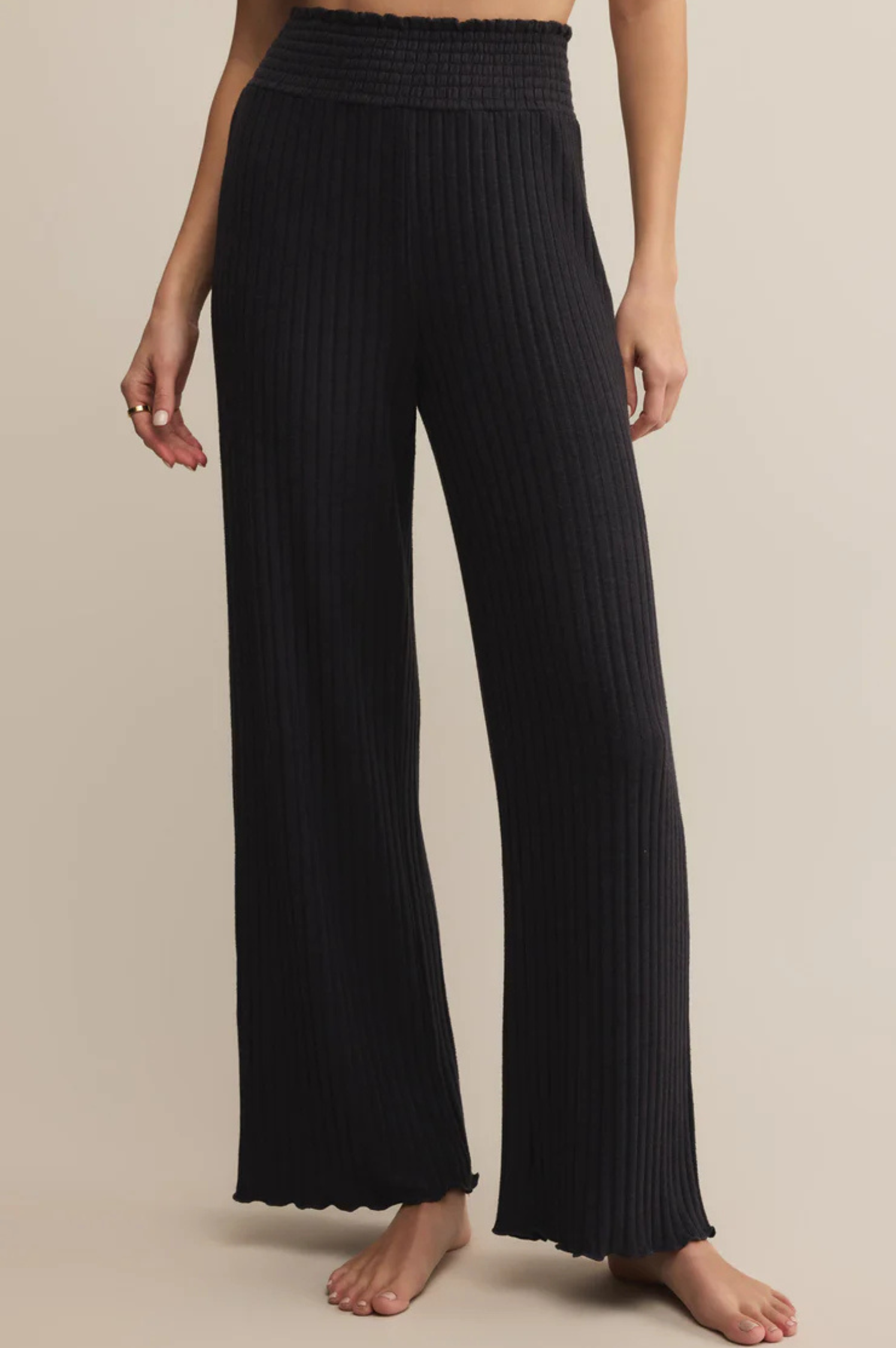 Dawn Smocked Rib Pant