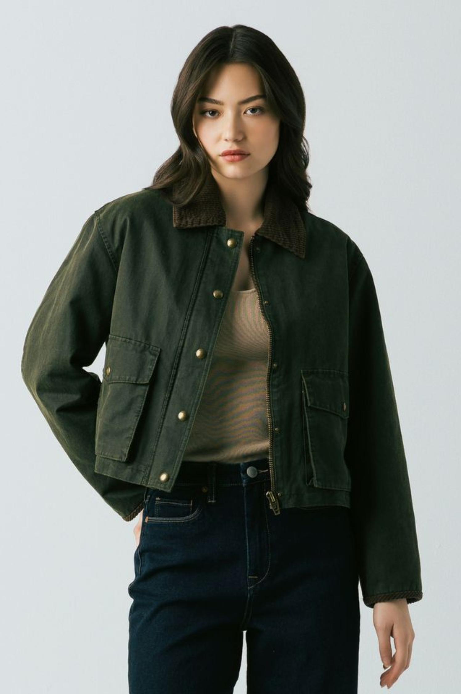 Catching A Break Cropped Jacket