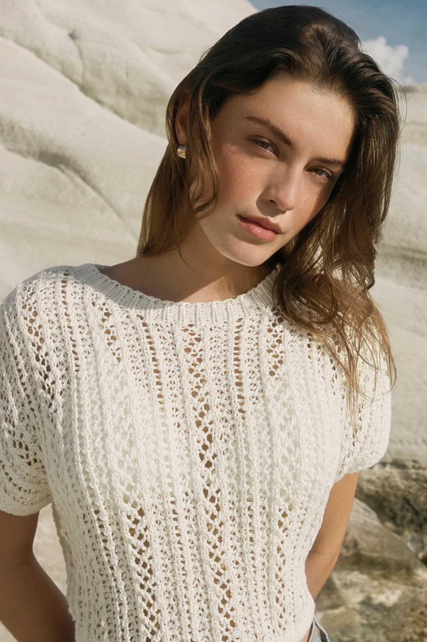 Ballast Crochet Sweater Top