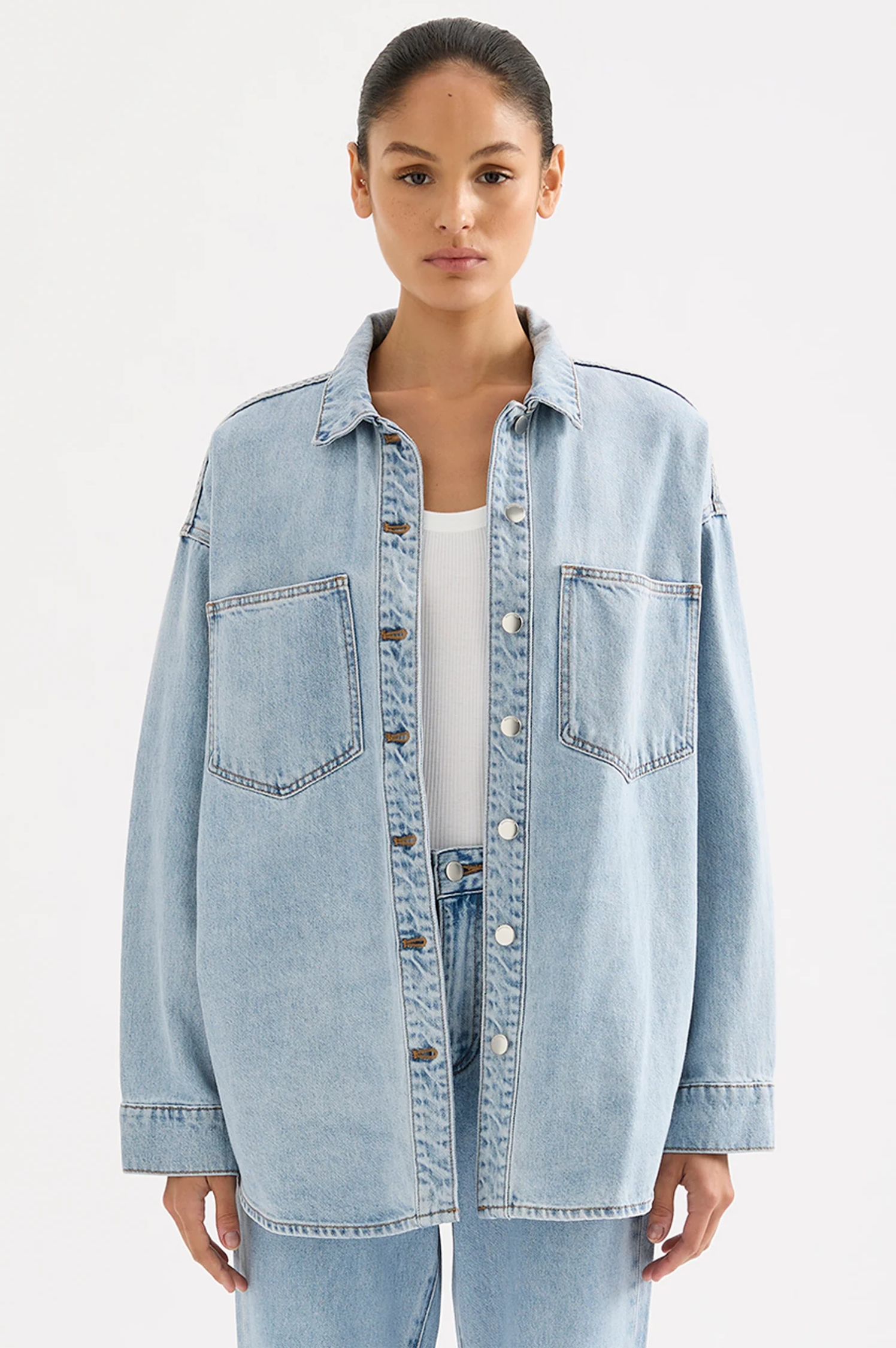 Organic Denim Overshirt