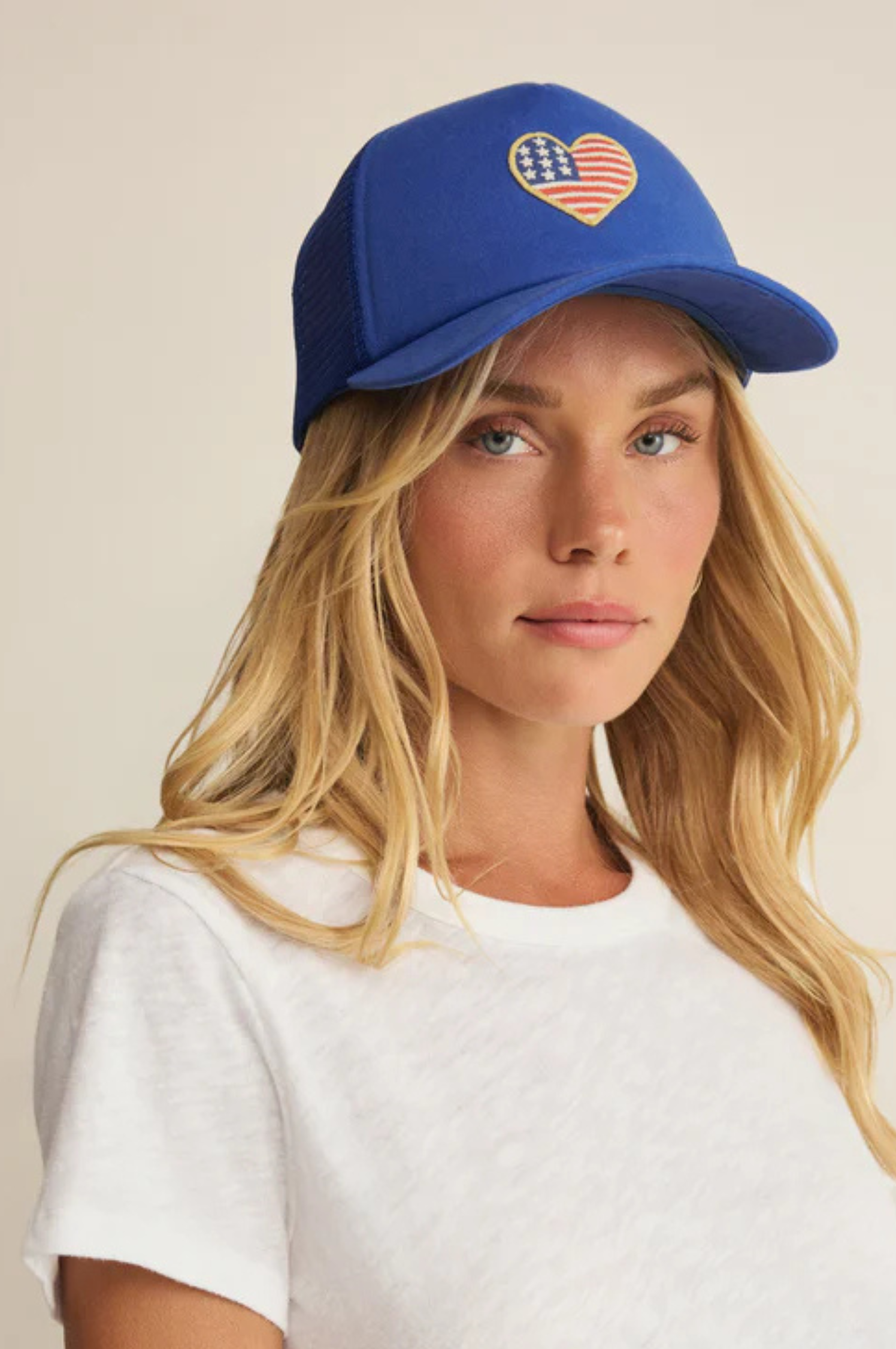 Heart Flag Trucker Hat
