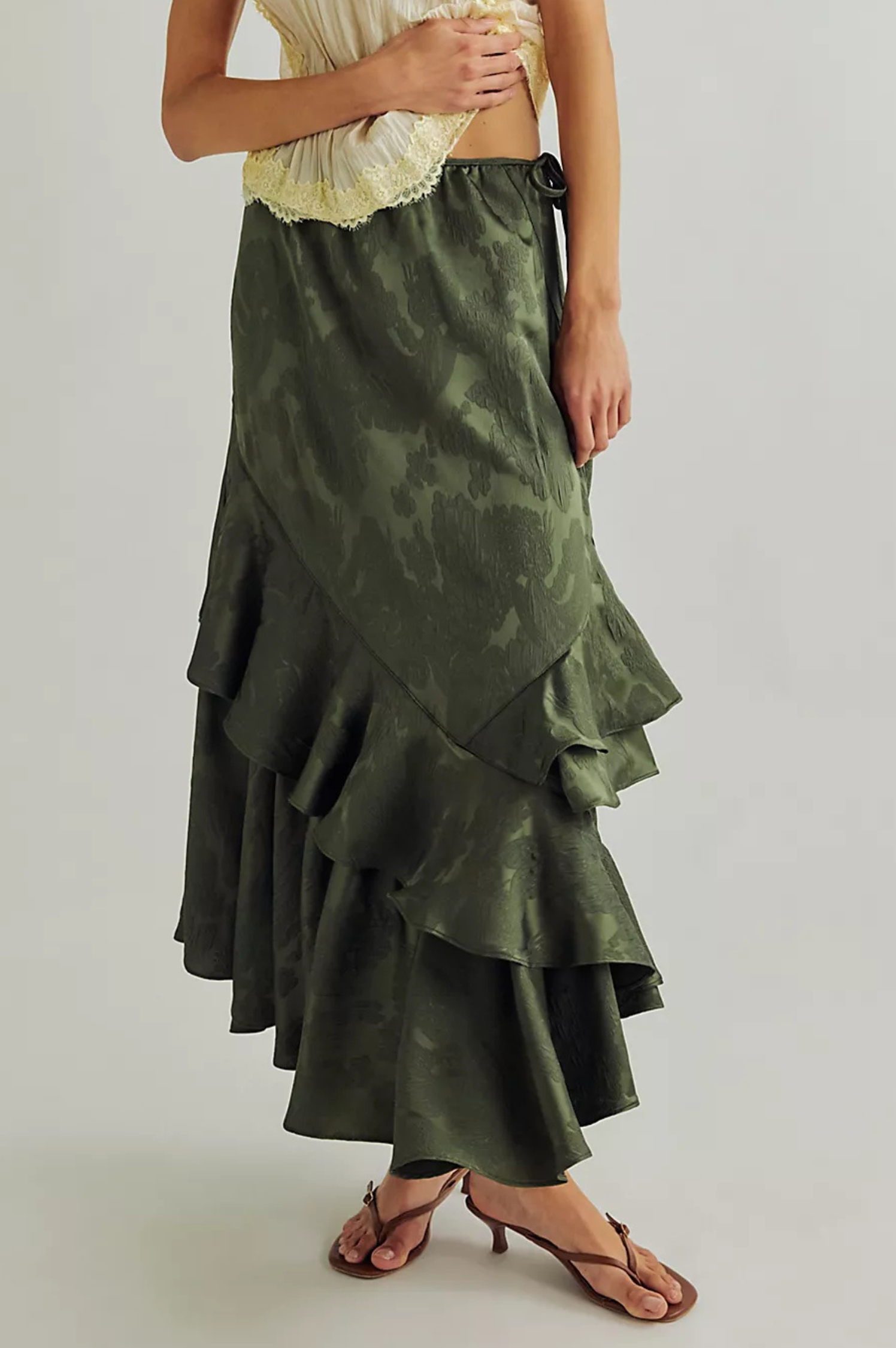 Autumn Promenade Maxi Skirt