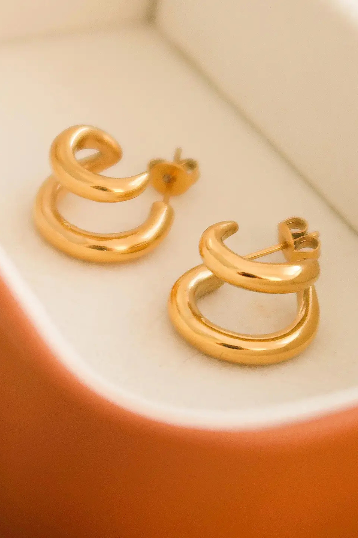 Maddison Double Hoop Earring