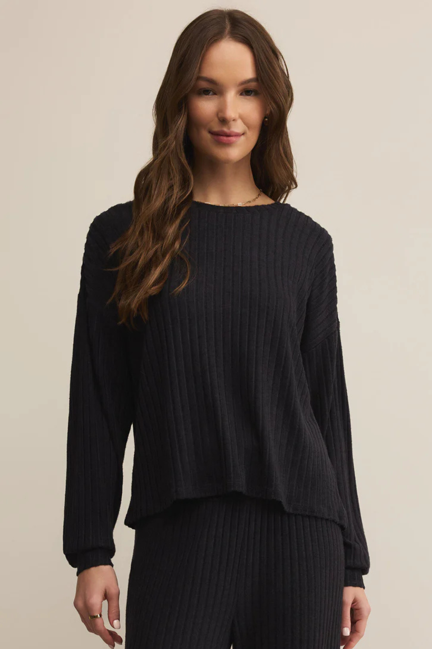 Daydream Rib Long Sleeve Top