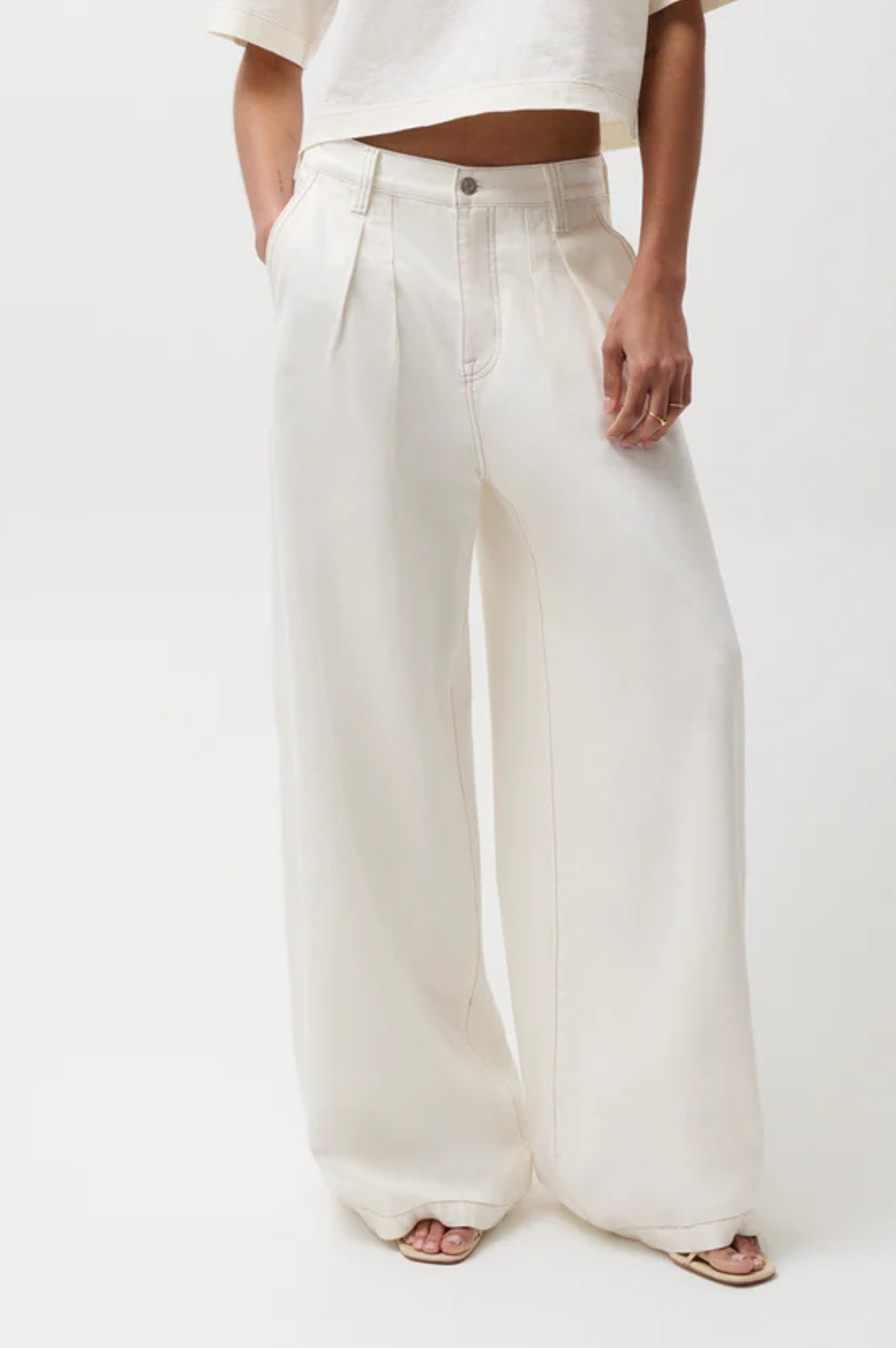 Delphine Pleated Wide