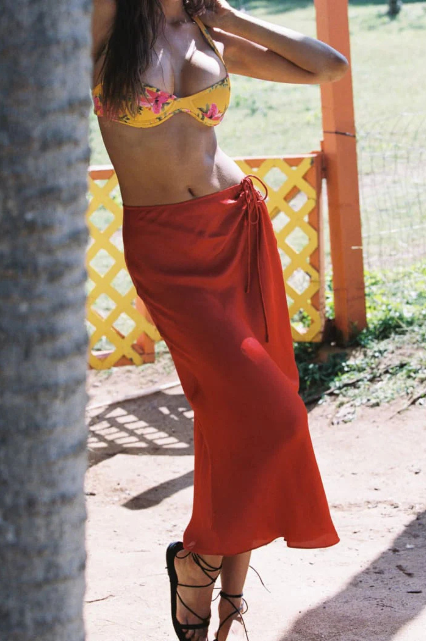 Kauai Keyhole Midi Skirt