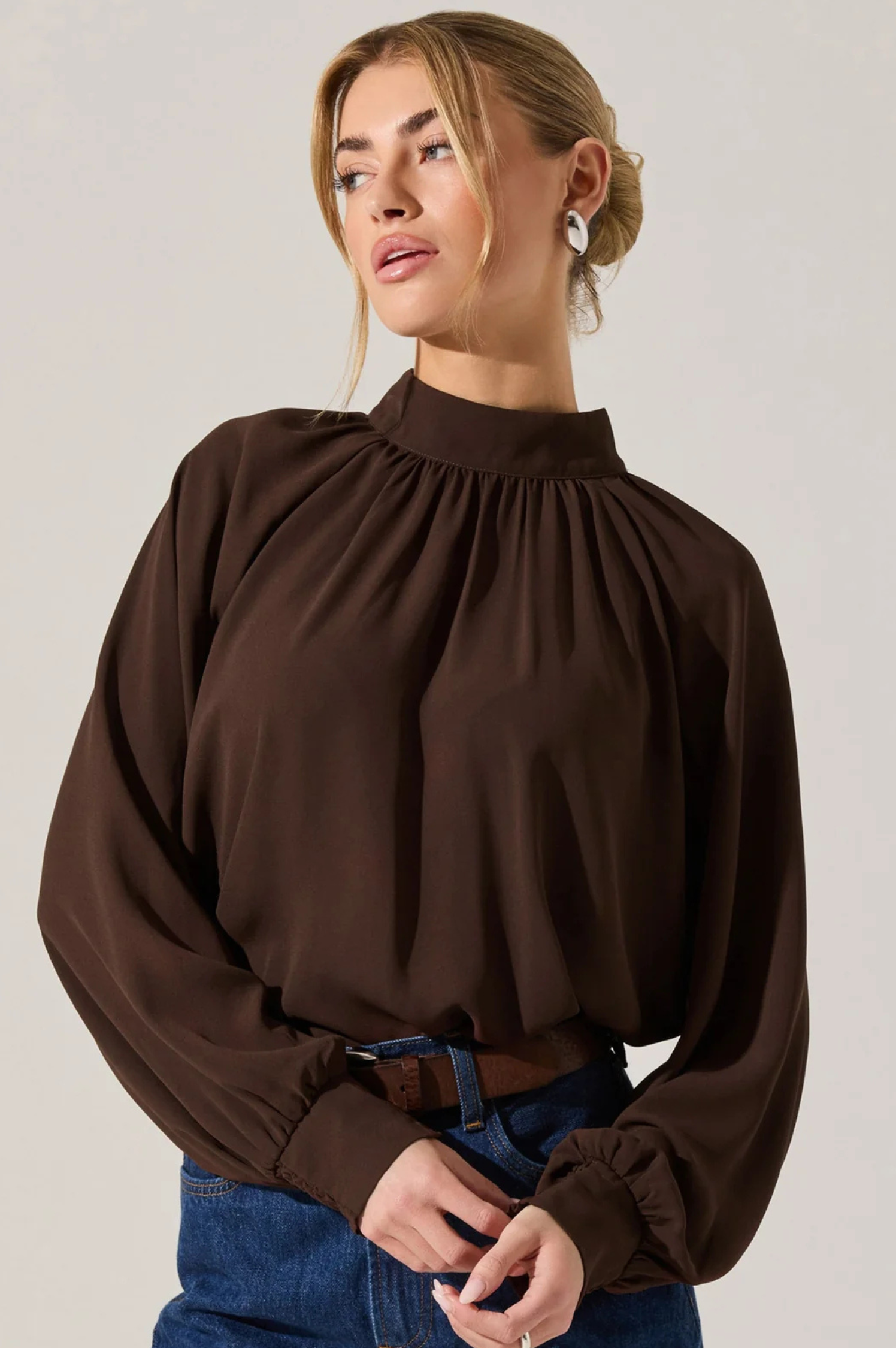 Sabelle Mock Neck Top