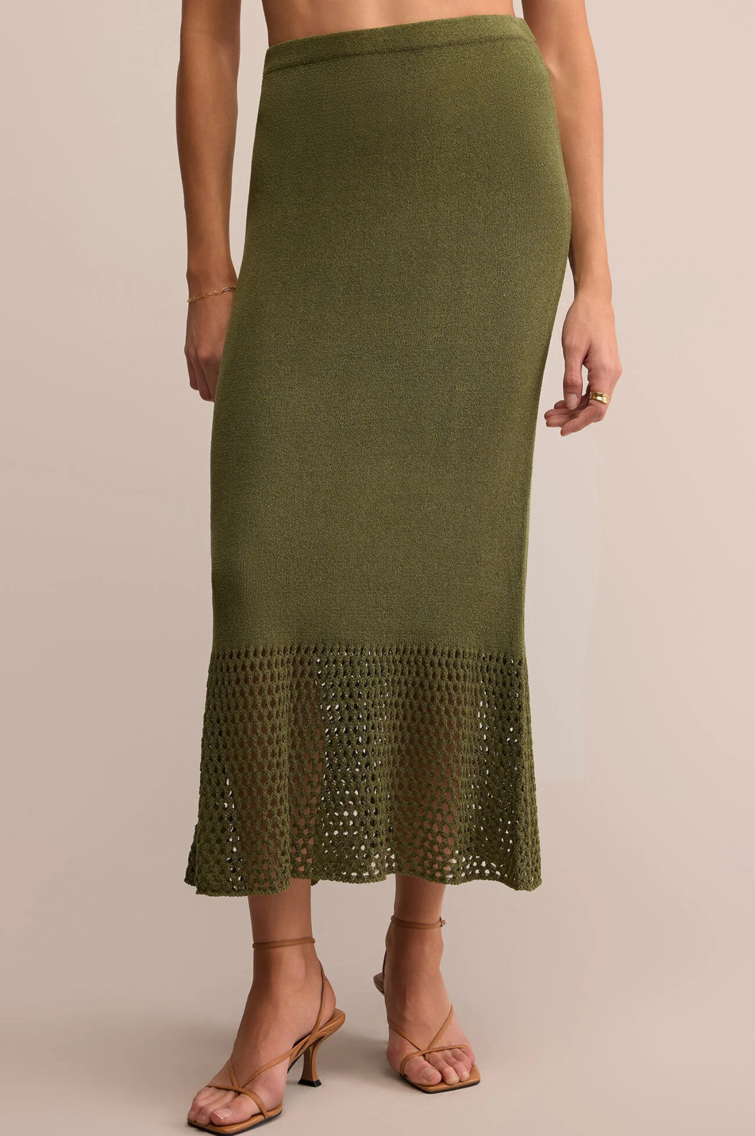 Haven Sweater Knit Midi Skirt