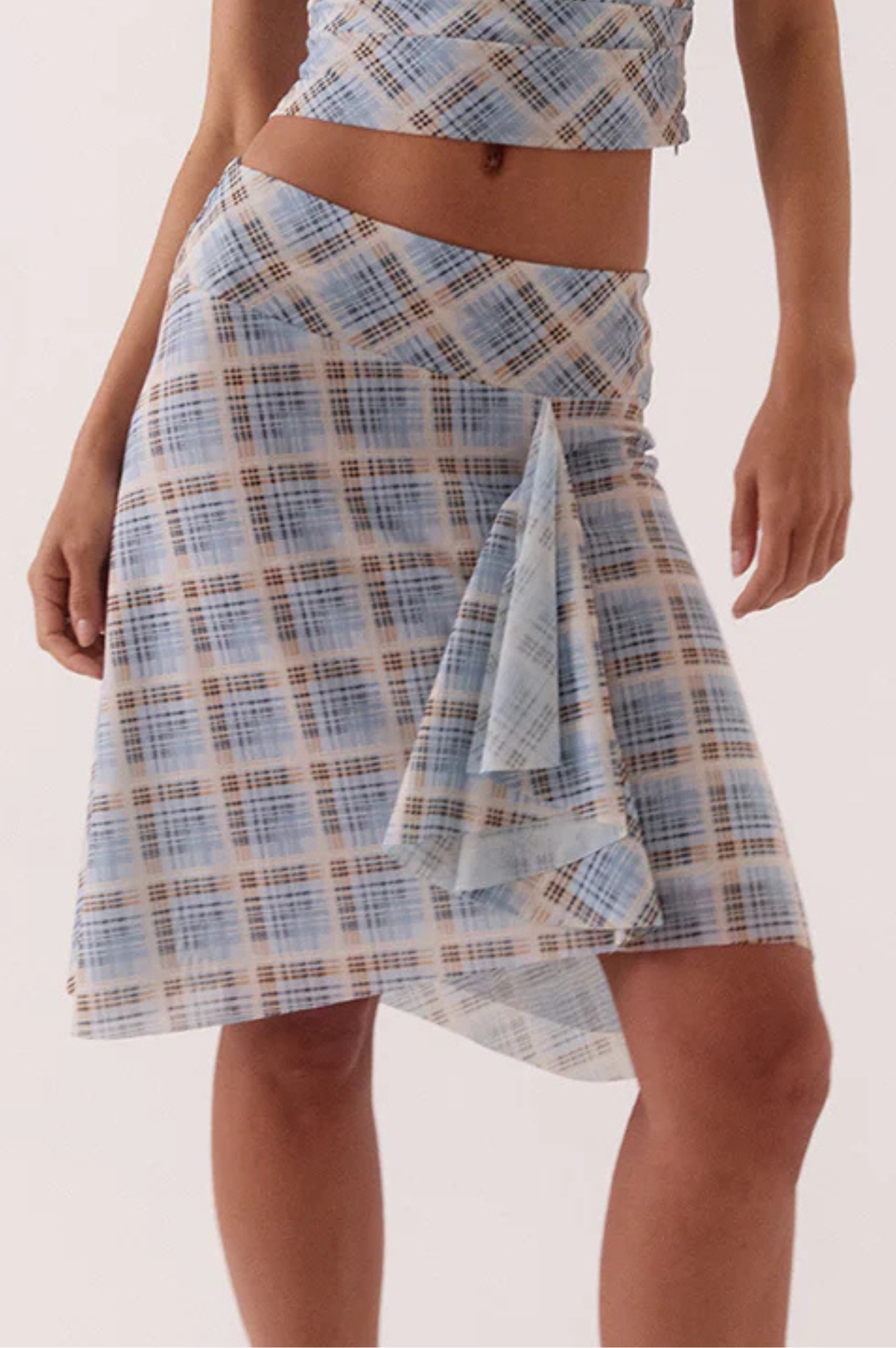 Novalyn Plaid Skirt