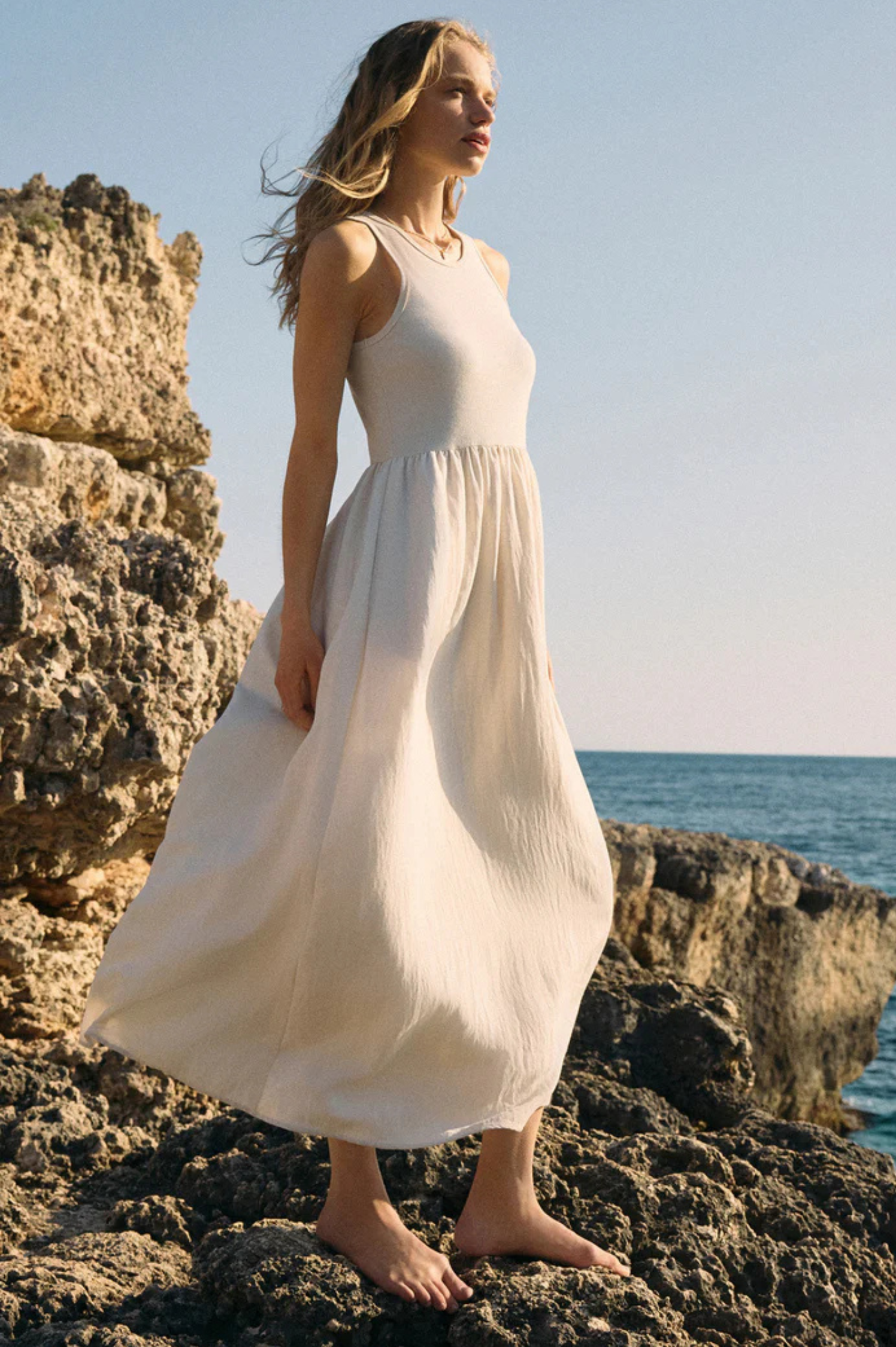 Charlotte Rib Midi Dress