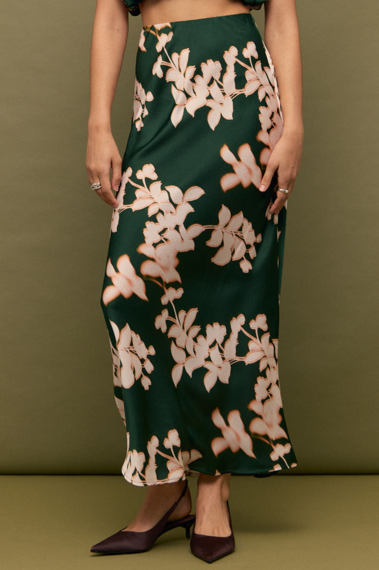 Vilma Maxi Bias Skirt