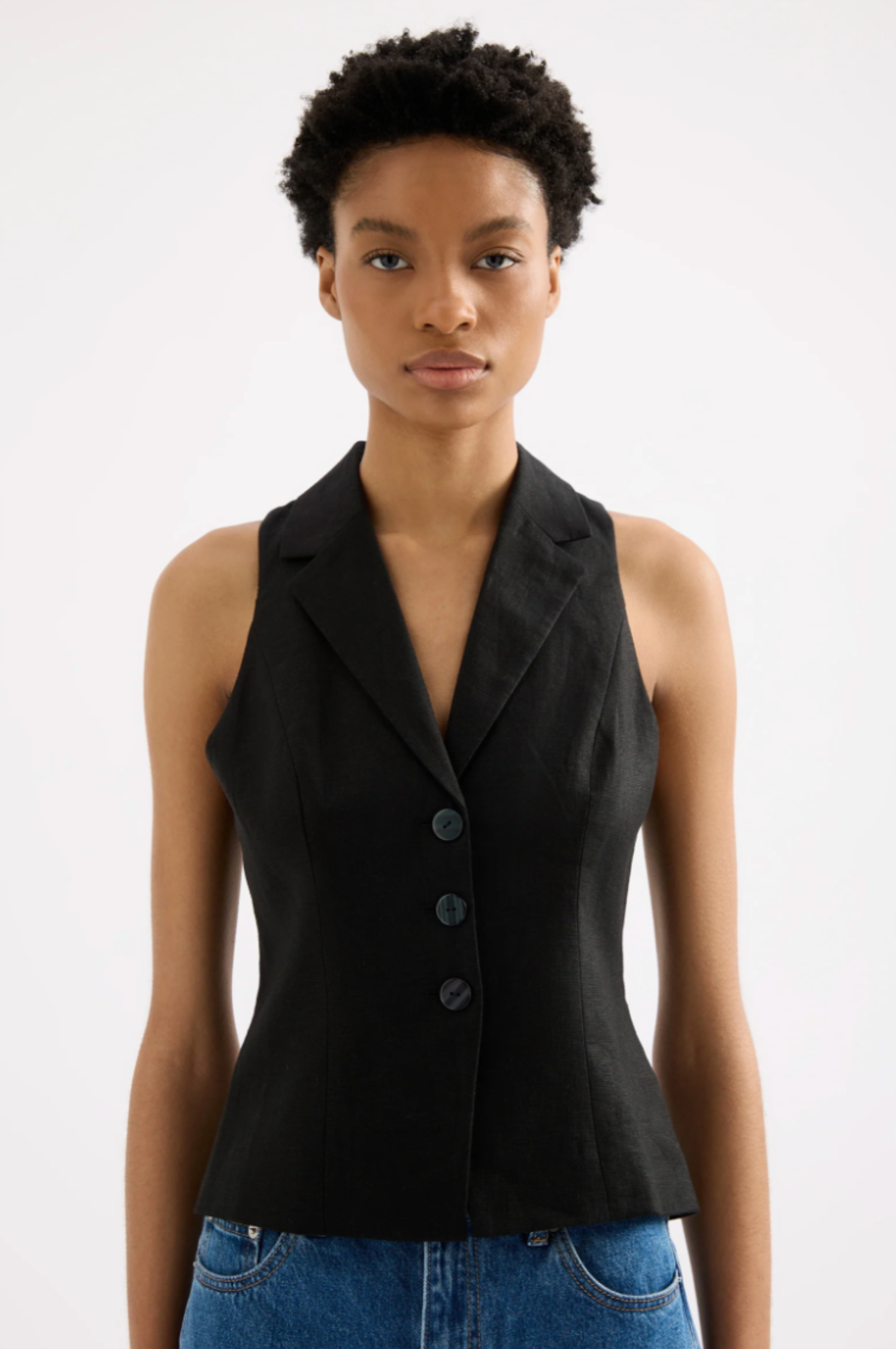Thilda Linen Vest