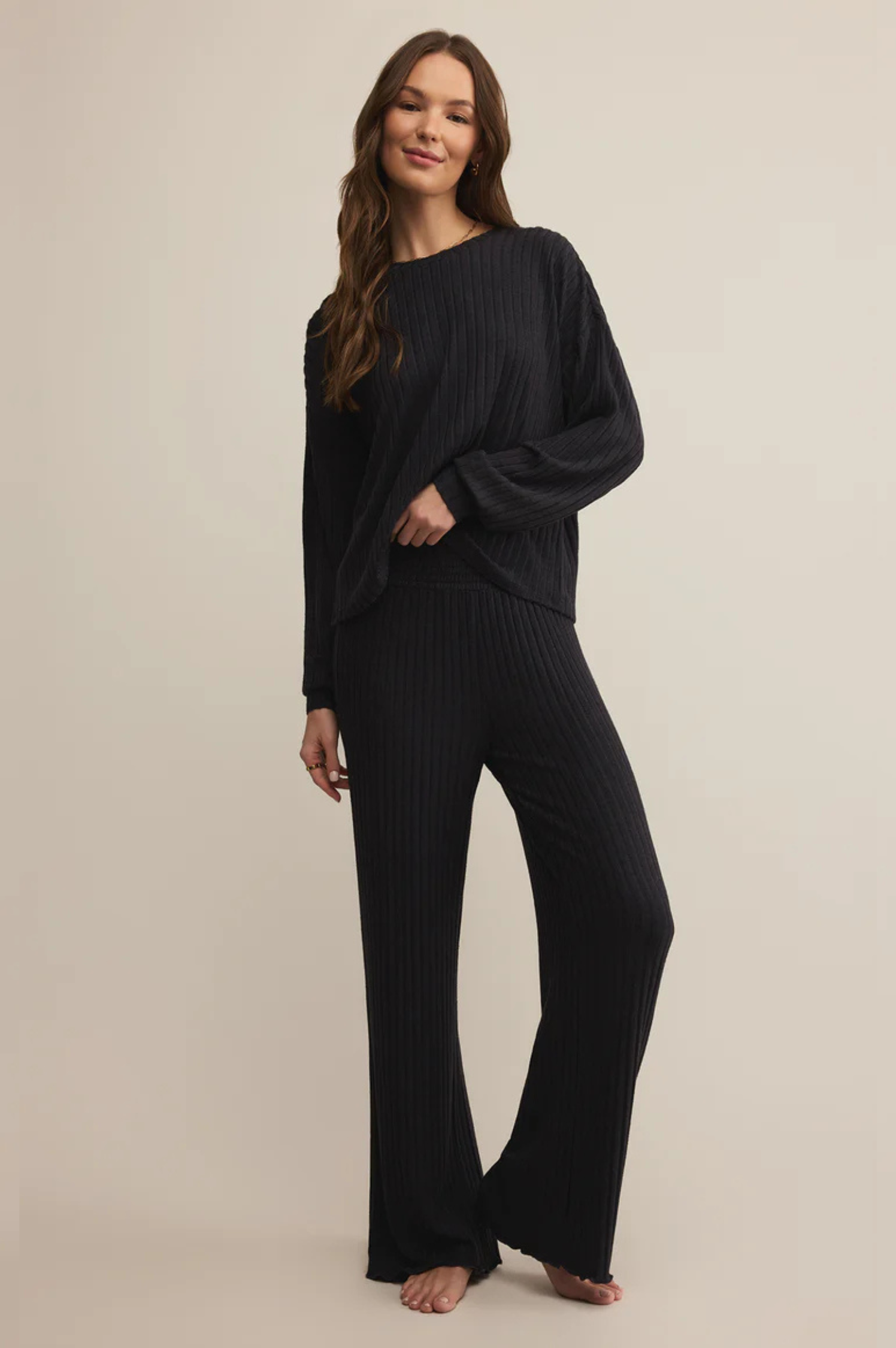 Daydream Rib Long Sleeve Top