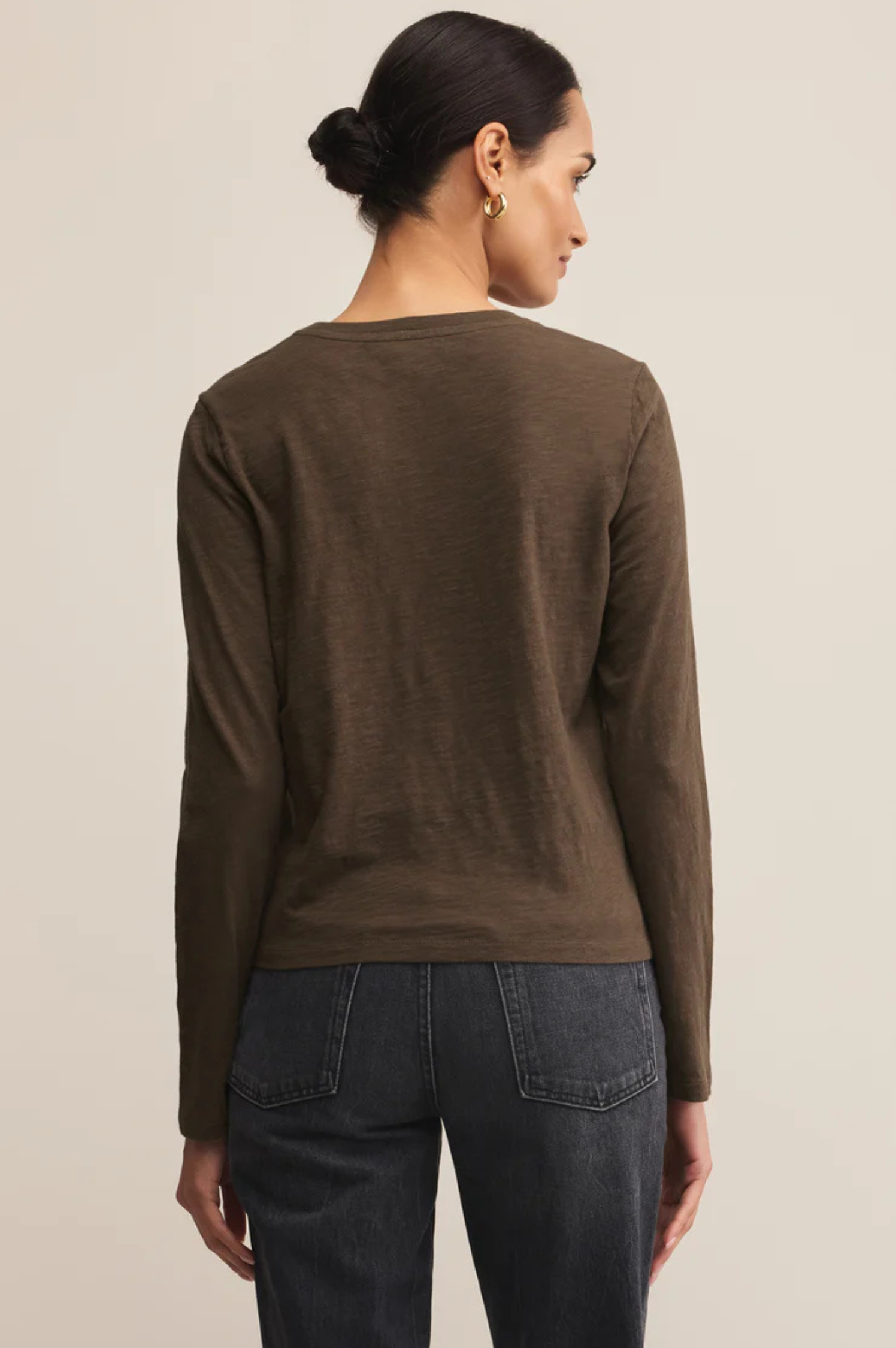 Modern Slub Long Sleeve Tee