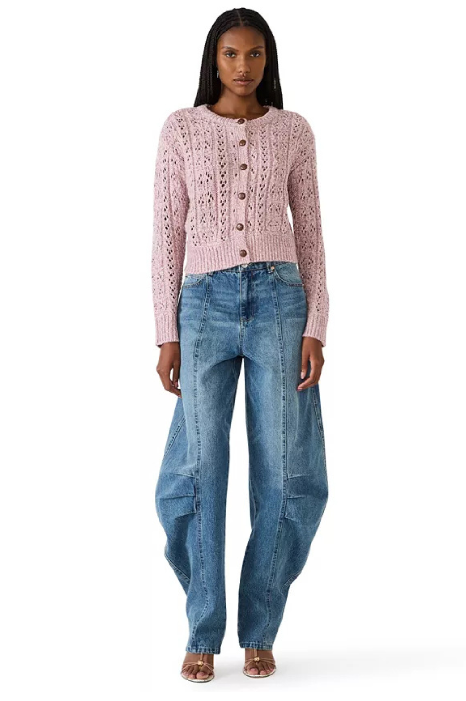 Jordyn Pointelle Cardigan