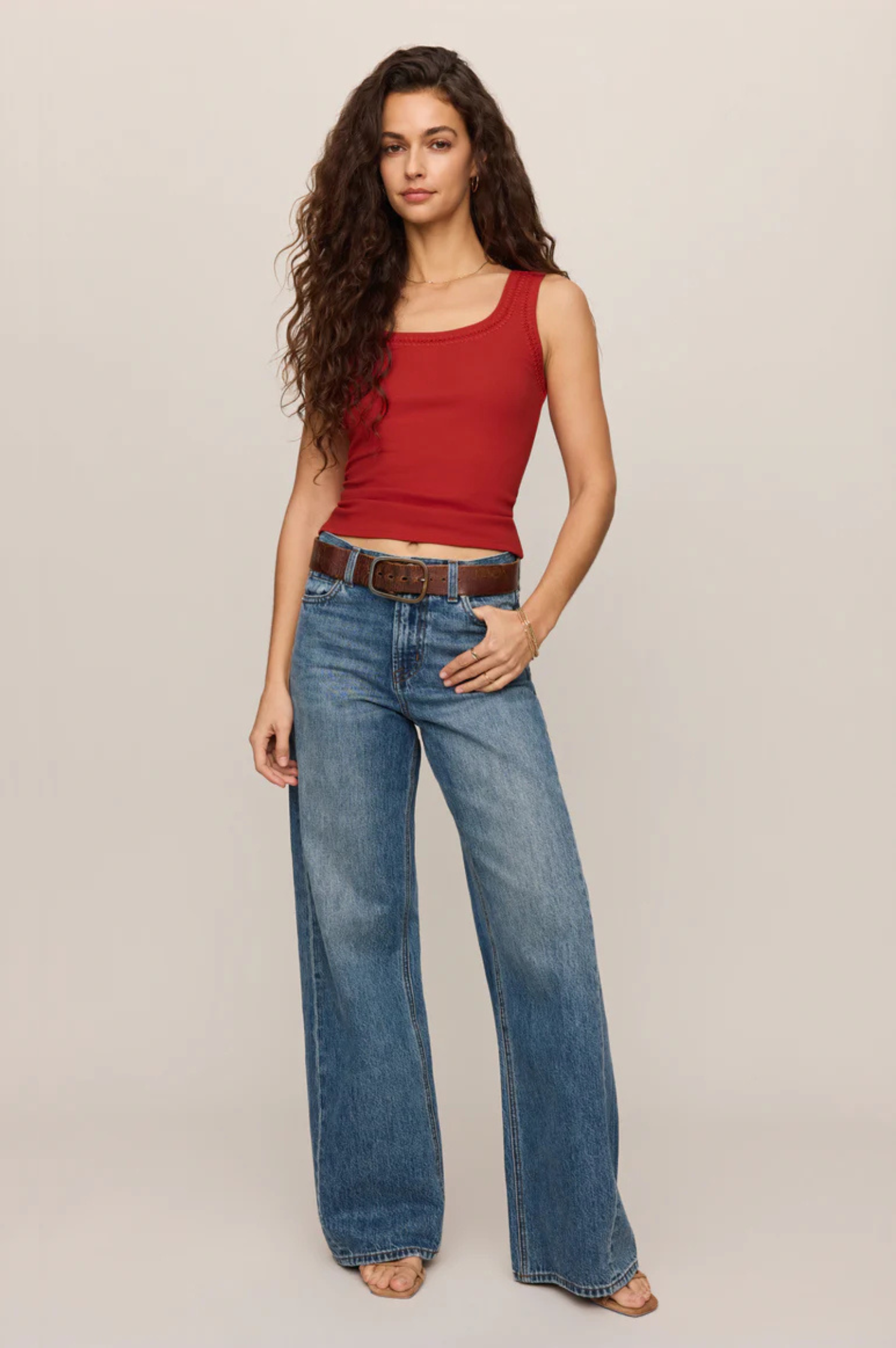 Larkin Whipstitch Tank