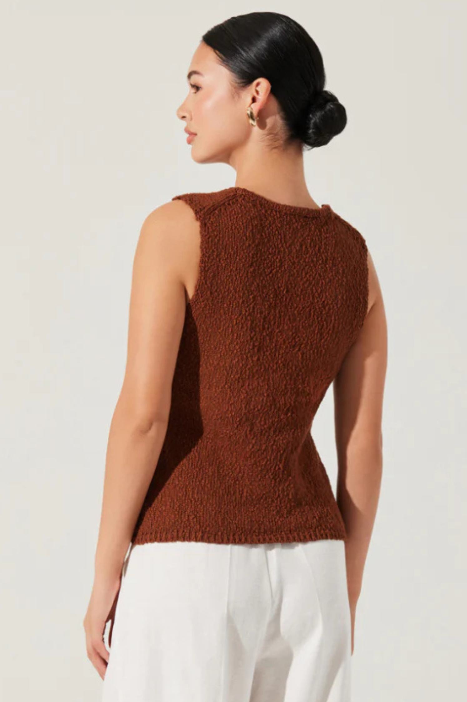 Taimi Crochet Sweater Vest