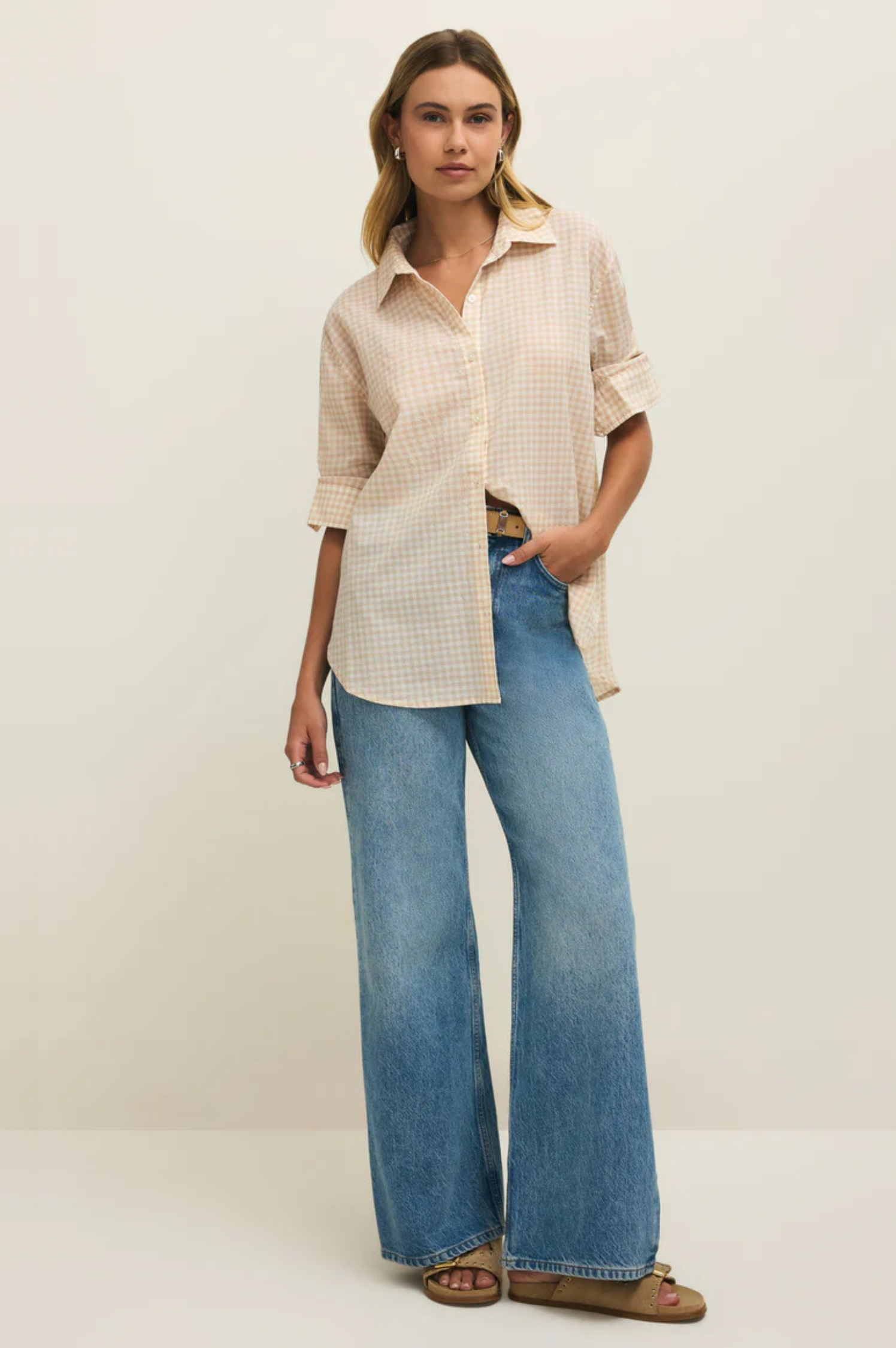 Seaport Button Up Top