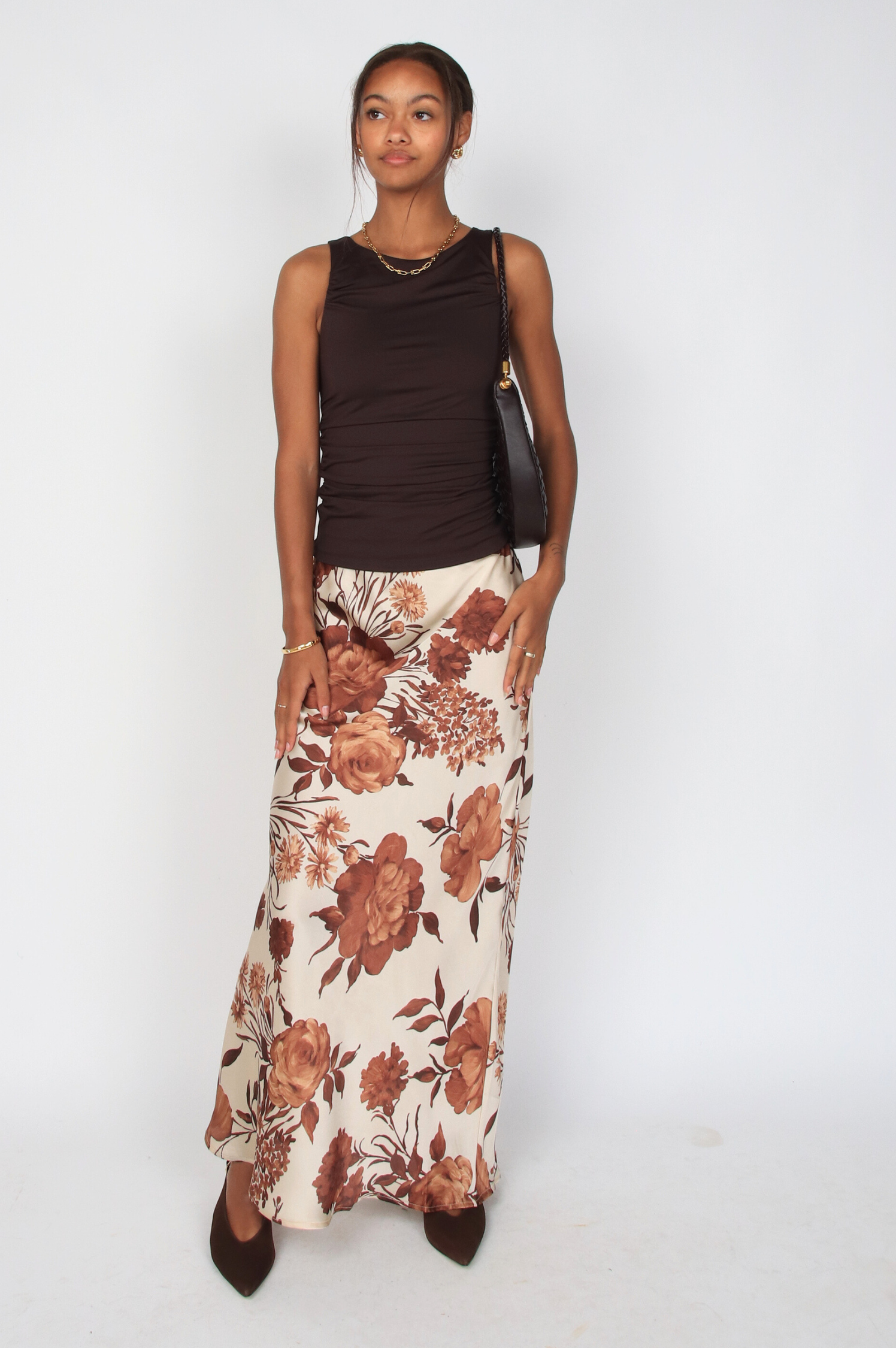 Addison Floral Maxi Skirt