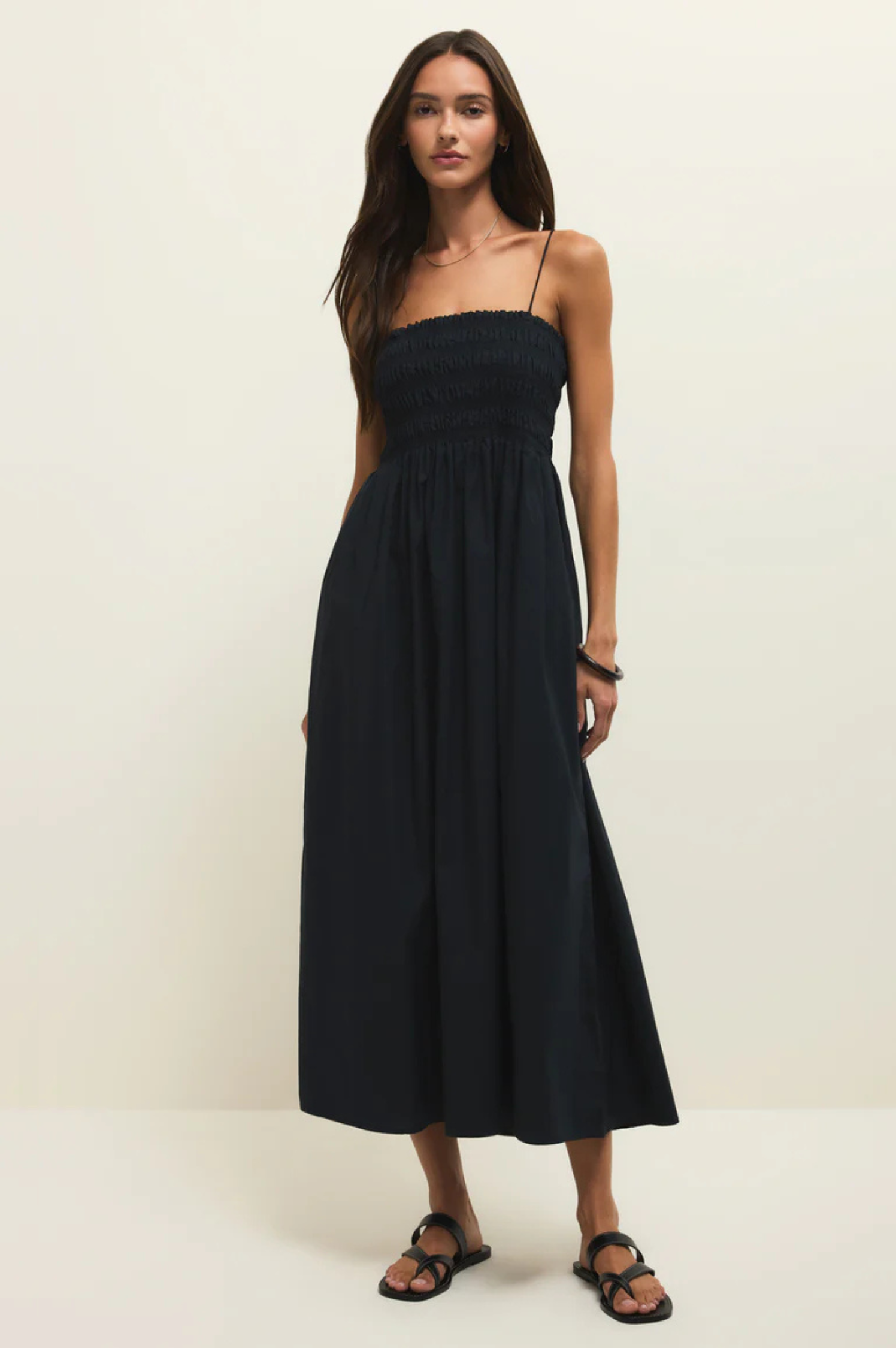 Cornelia Poplin Maxi Dress