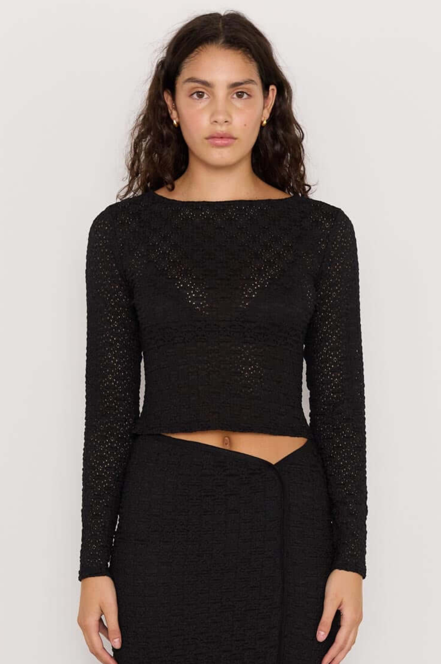 Luca Stretch Lace Top