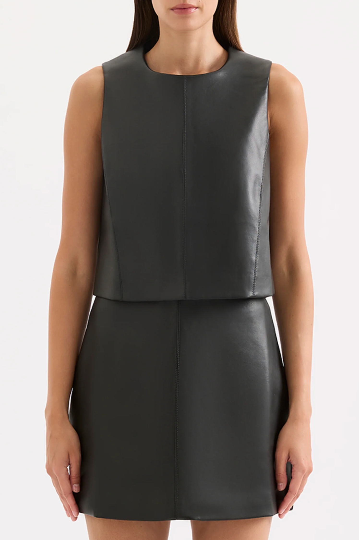 Beaumont Vegan Leather Top