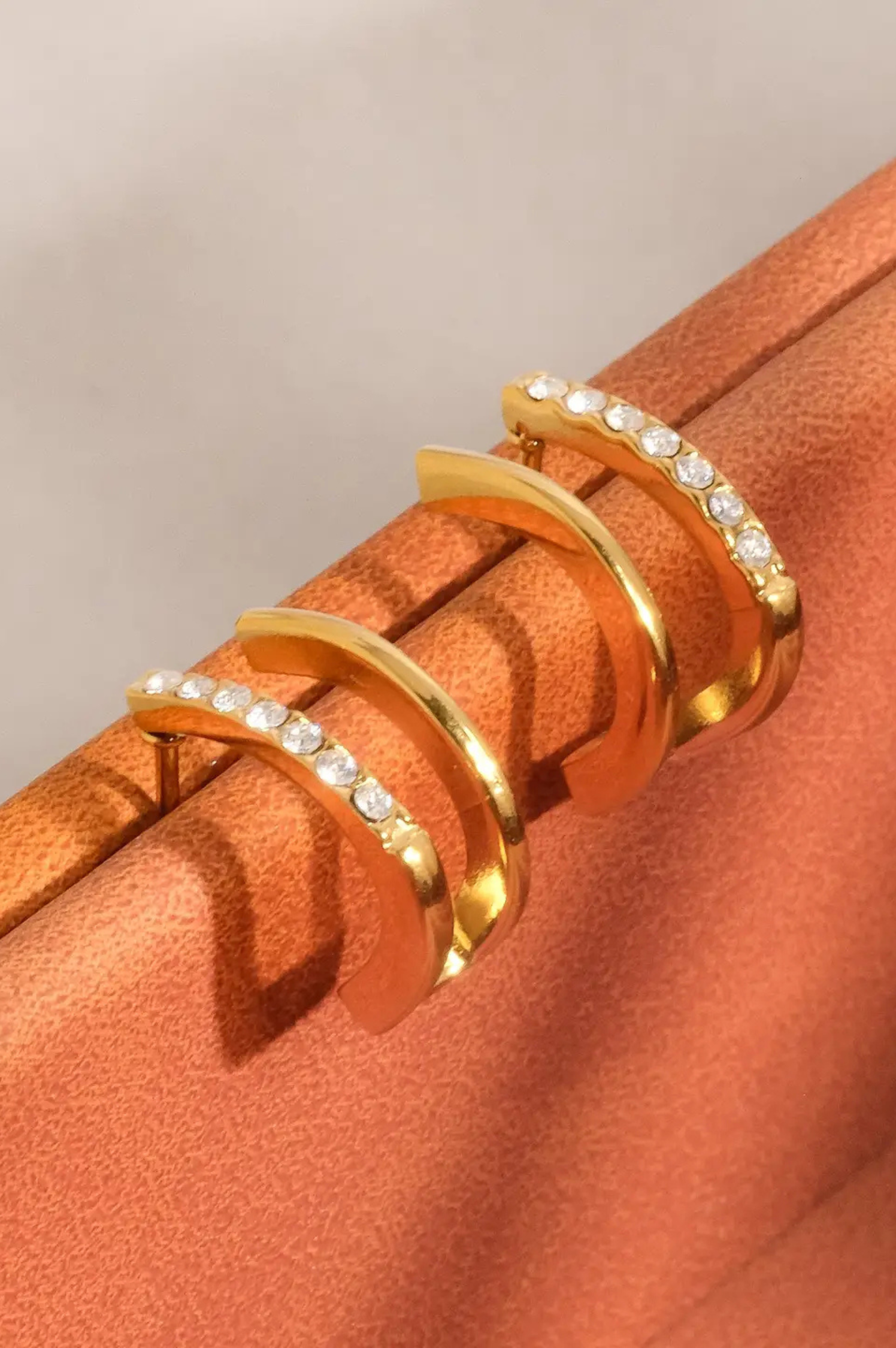 Dulce Double Hoop Stud