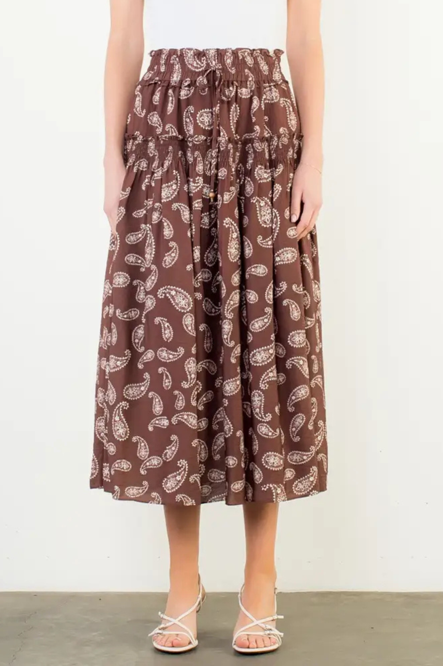 Dory Paisley Skirt