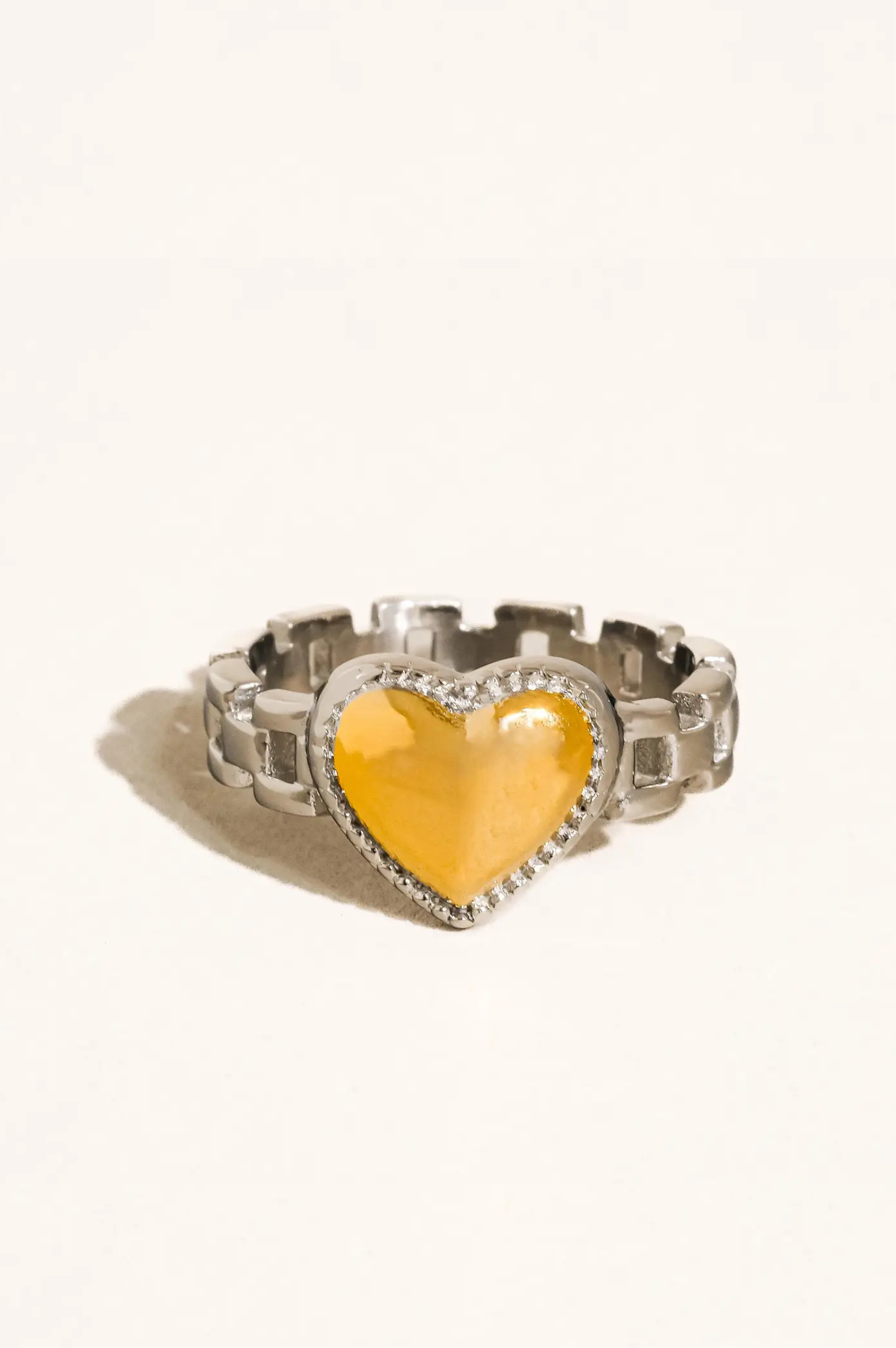 Storm Heart Watchband Ring