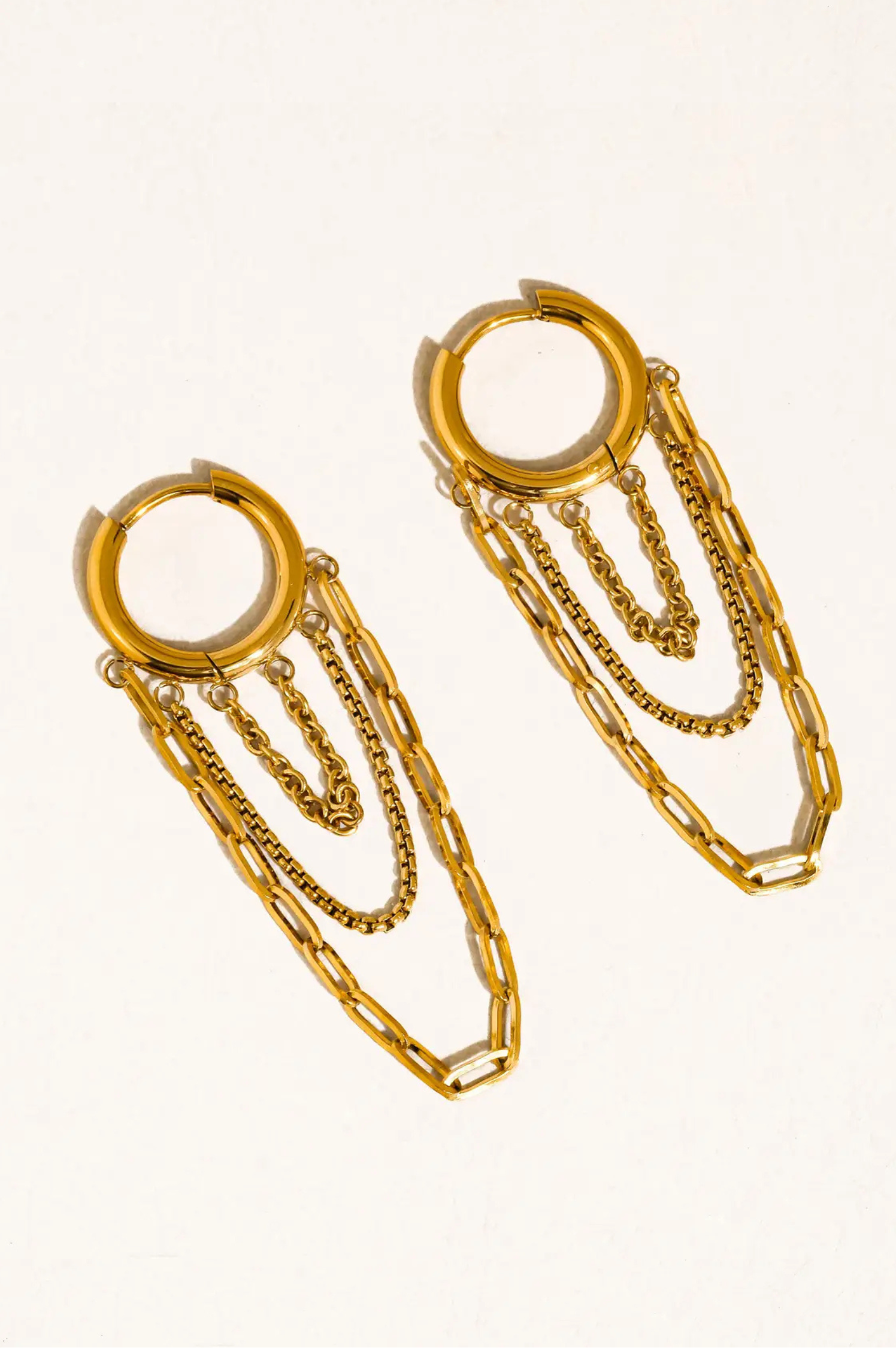 Vianne Multi Chain Drop Earrings