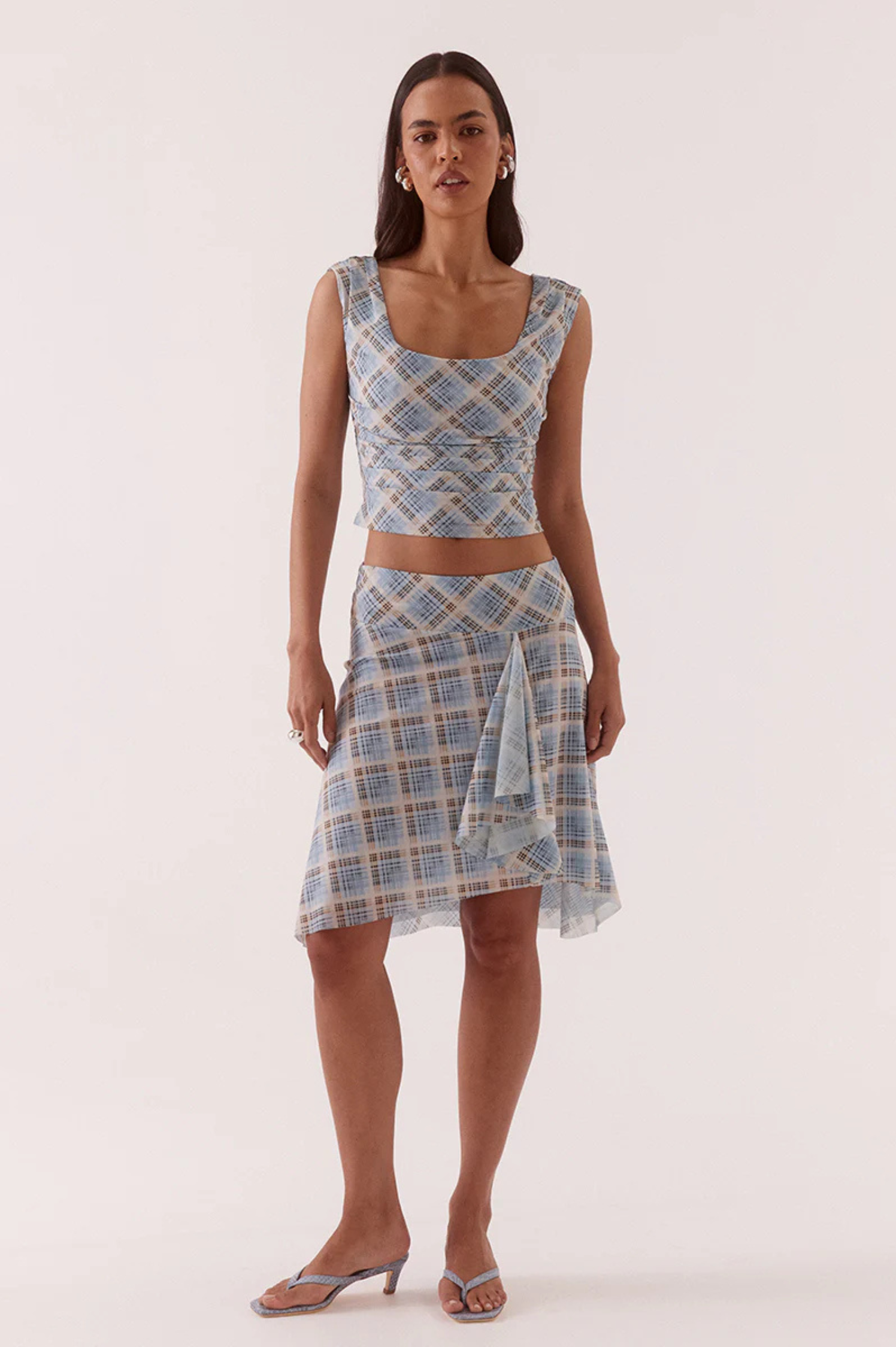Novalyn Plaid Skirt