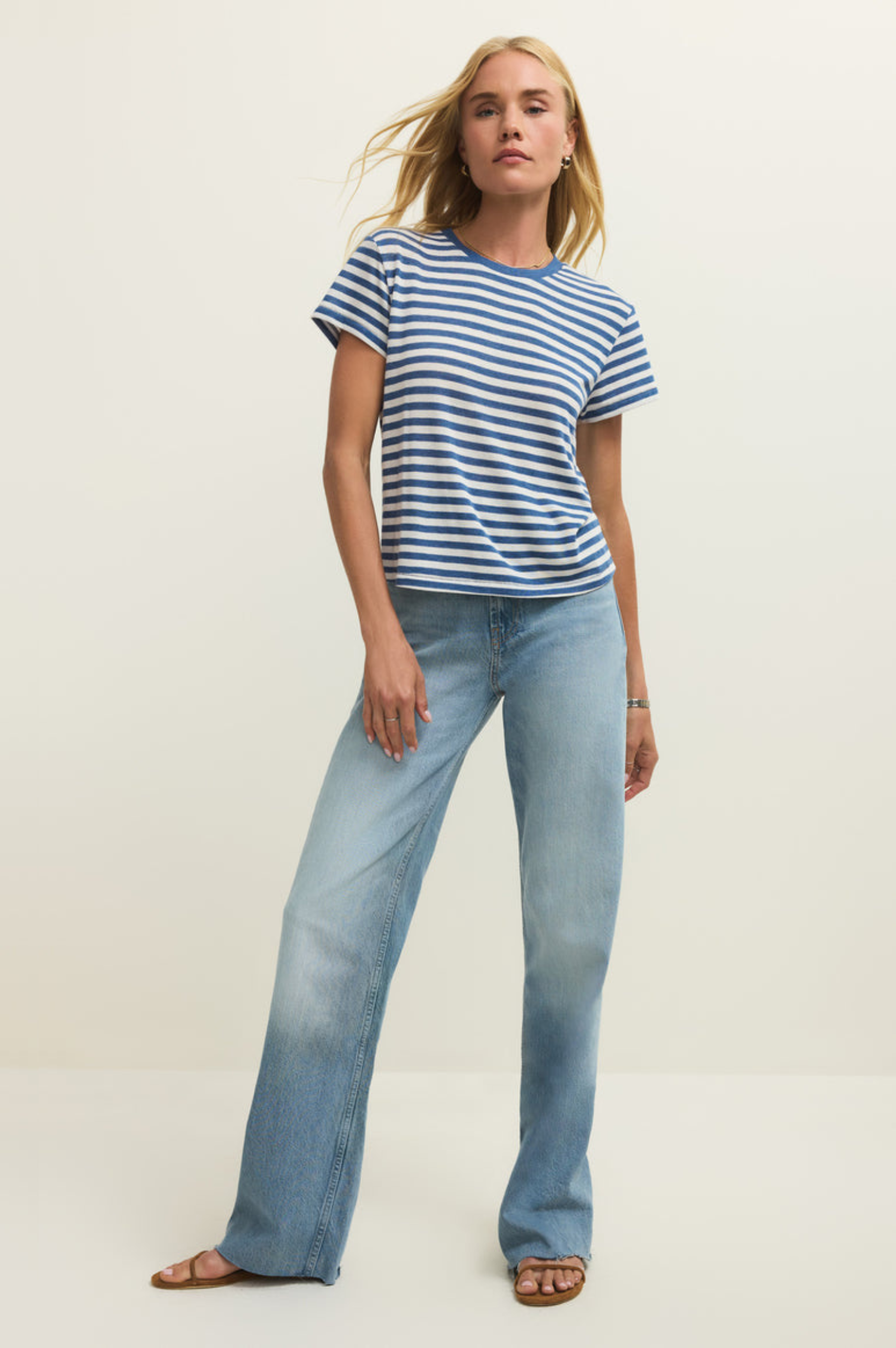 Tourist Airy Striped Tee
