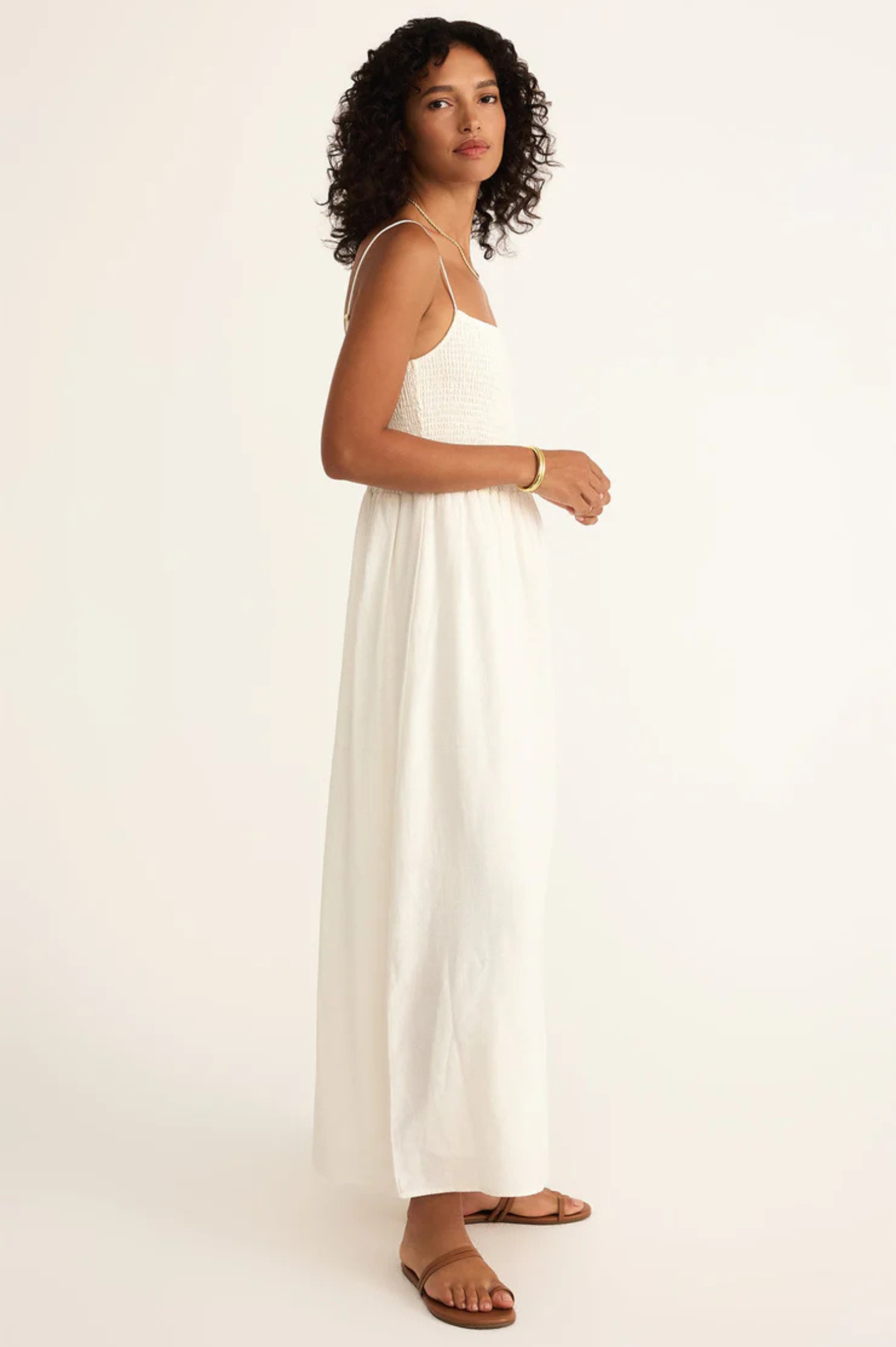 Bayside Linen Maxi Dress