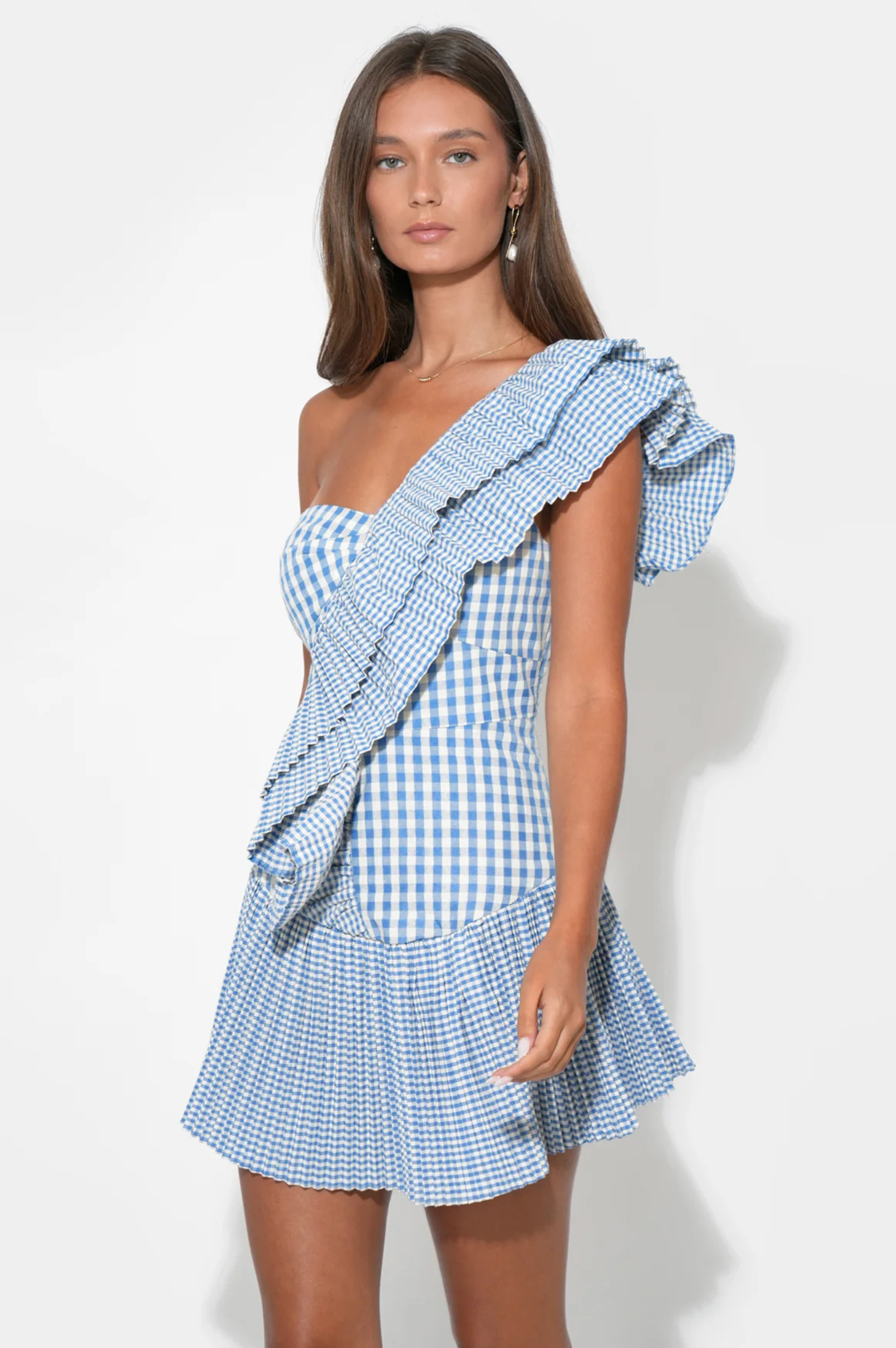 Ava Gingham Mini Dress