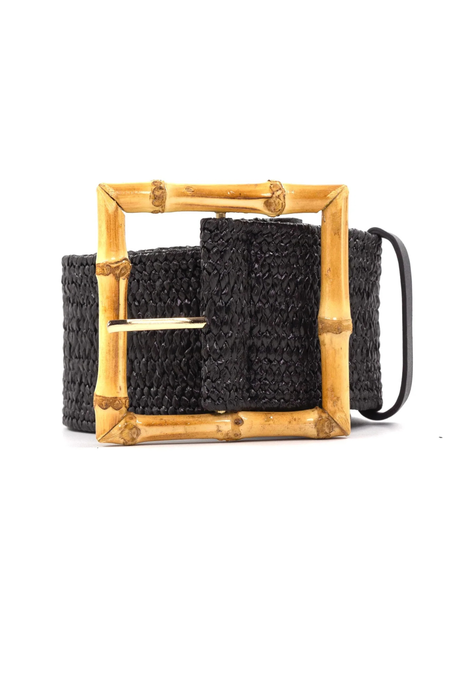 Regan Square Bamboo Buckle Belt