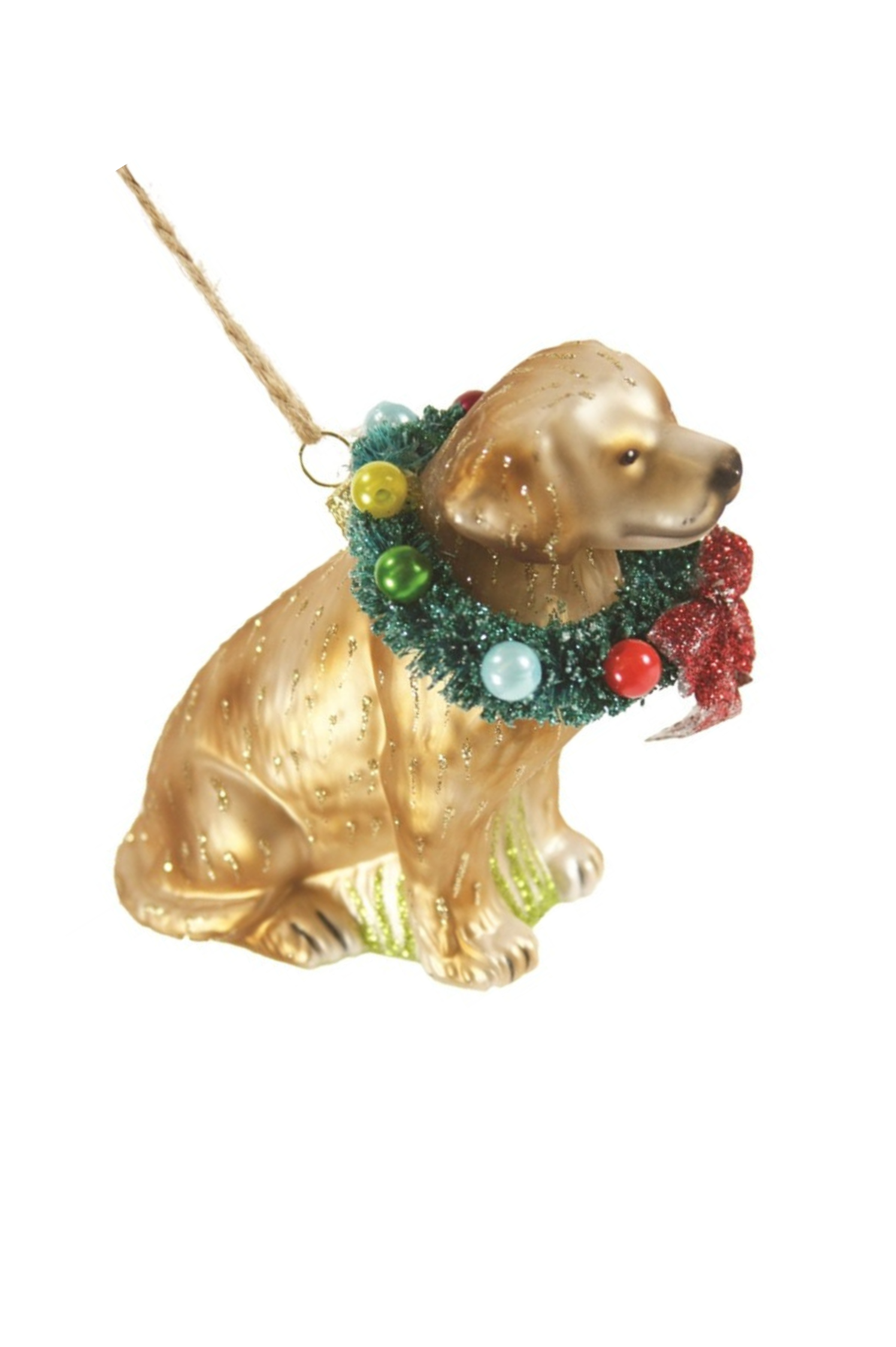 Festive Lab Christmas Ornament