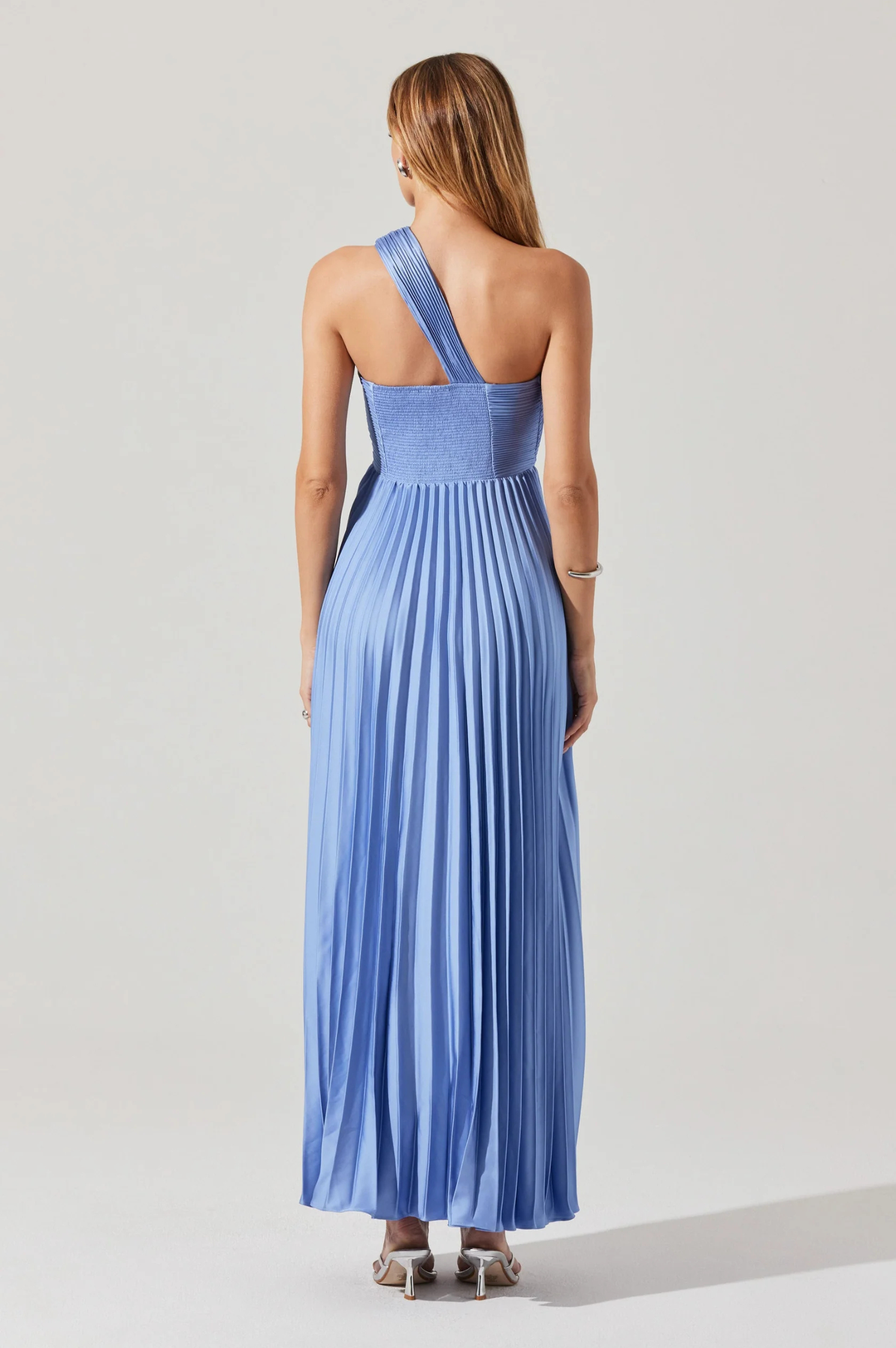 Rasya Pleated Maxi Dress
