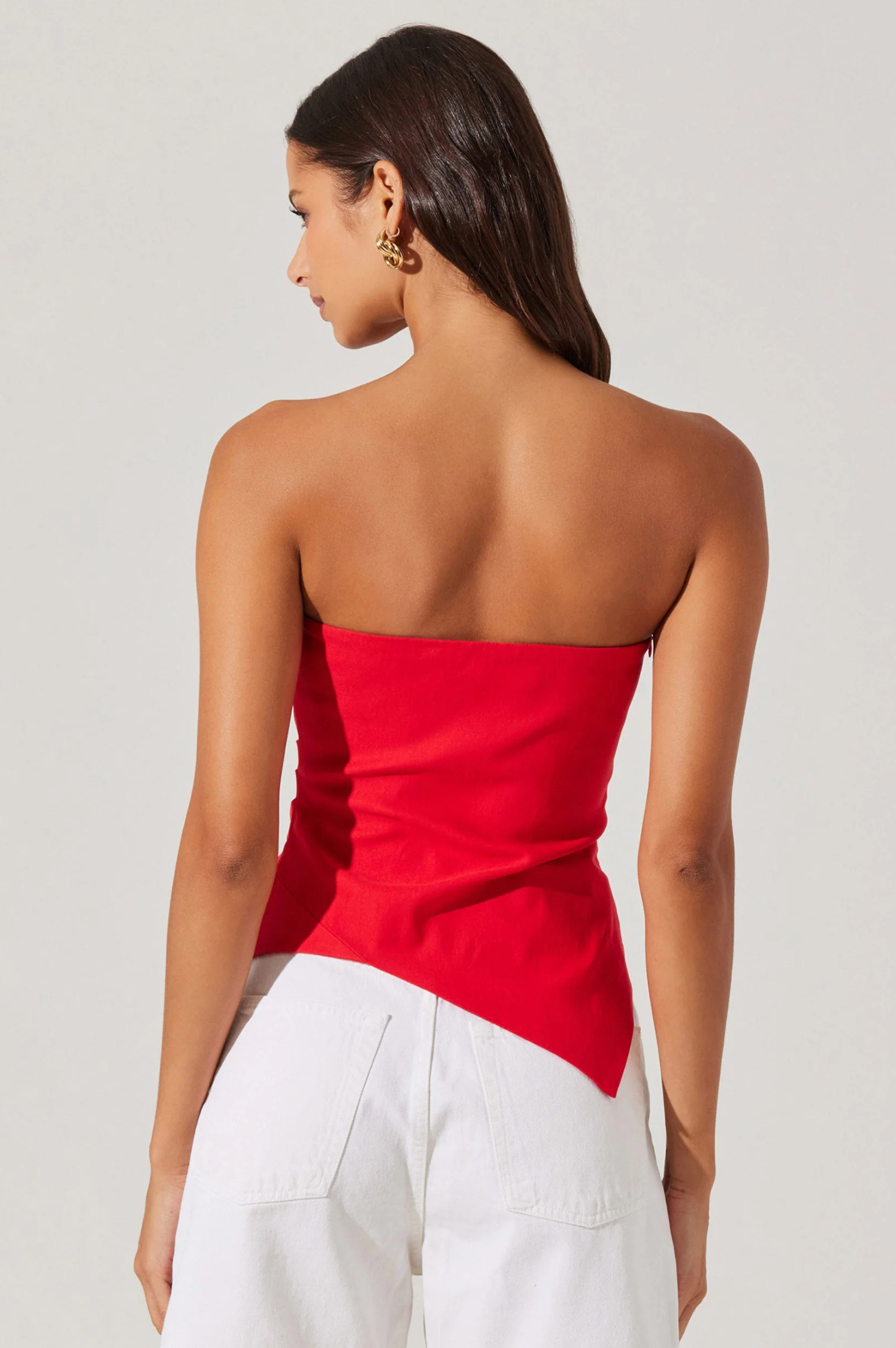 Anoka Strapless Handkerchief Top