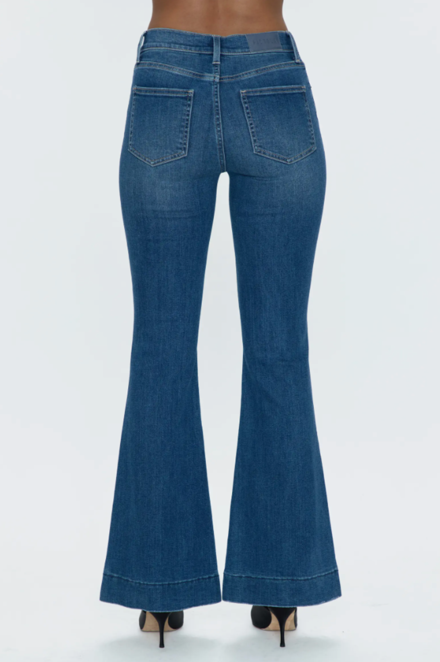 Kinsley Mid Rise Ultra Flare Jean - Avenue