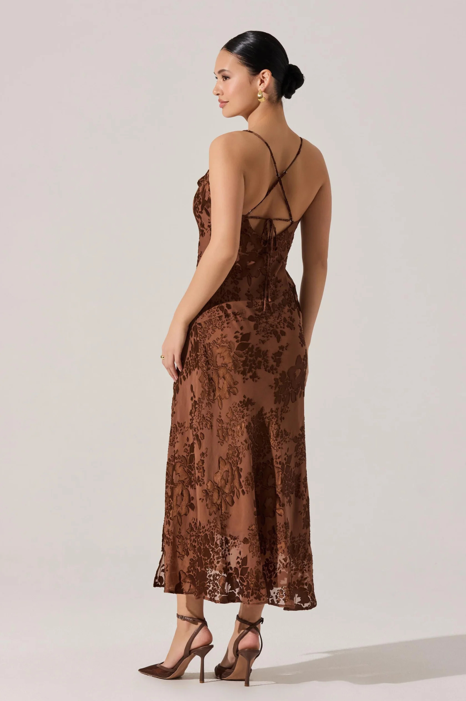 Gaia Burnout Midi Dress