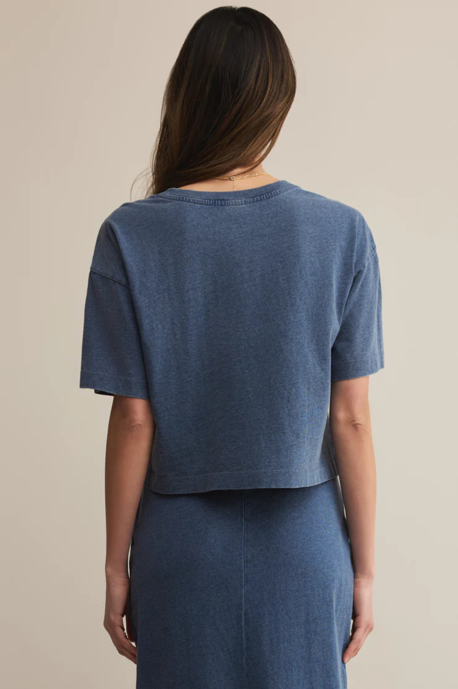 On The Go Jersey Denim Tee