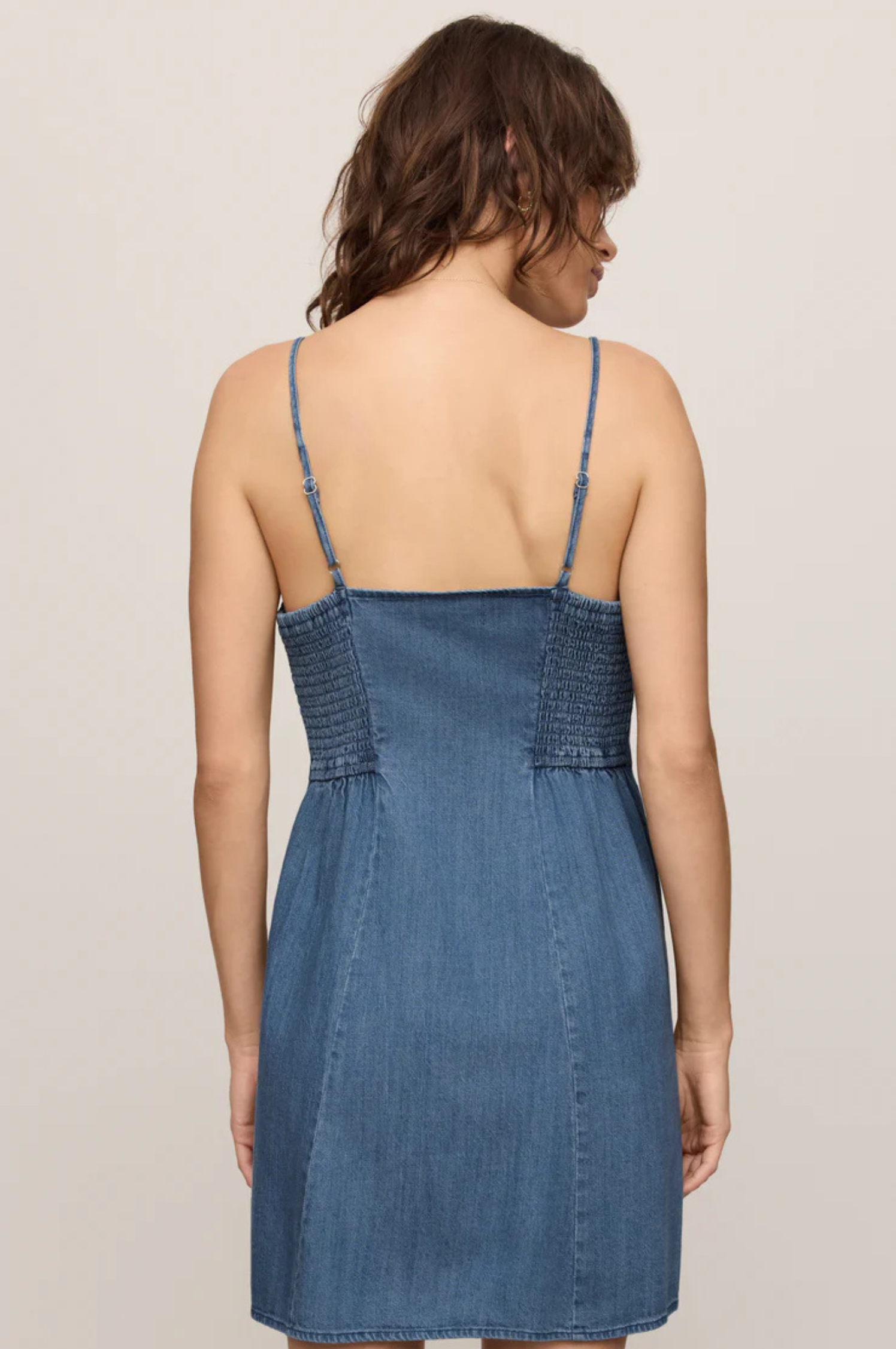 Angel Eyes Denim Mini Dress