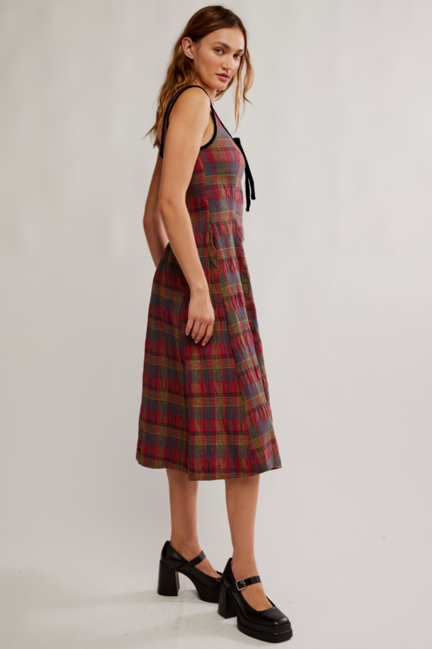 Freya Plaid Dress