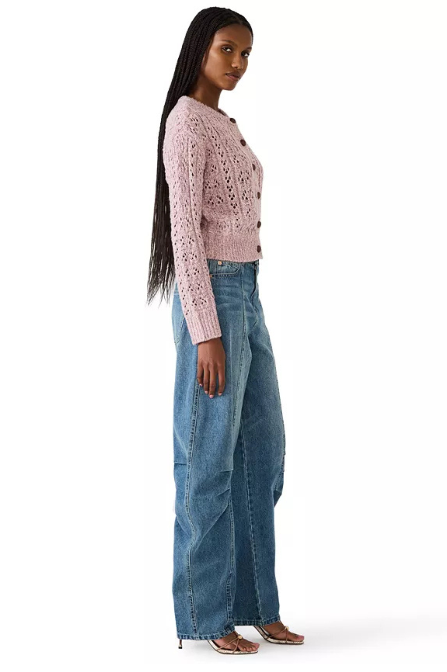 Jordyn Pointelle Cardigan