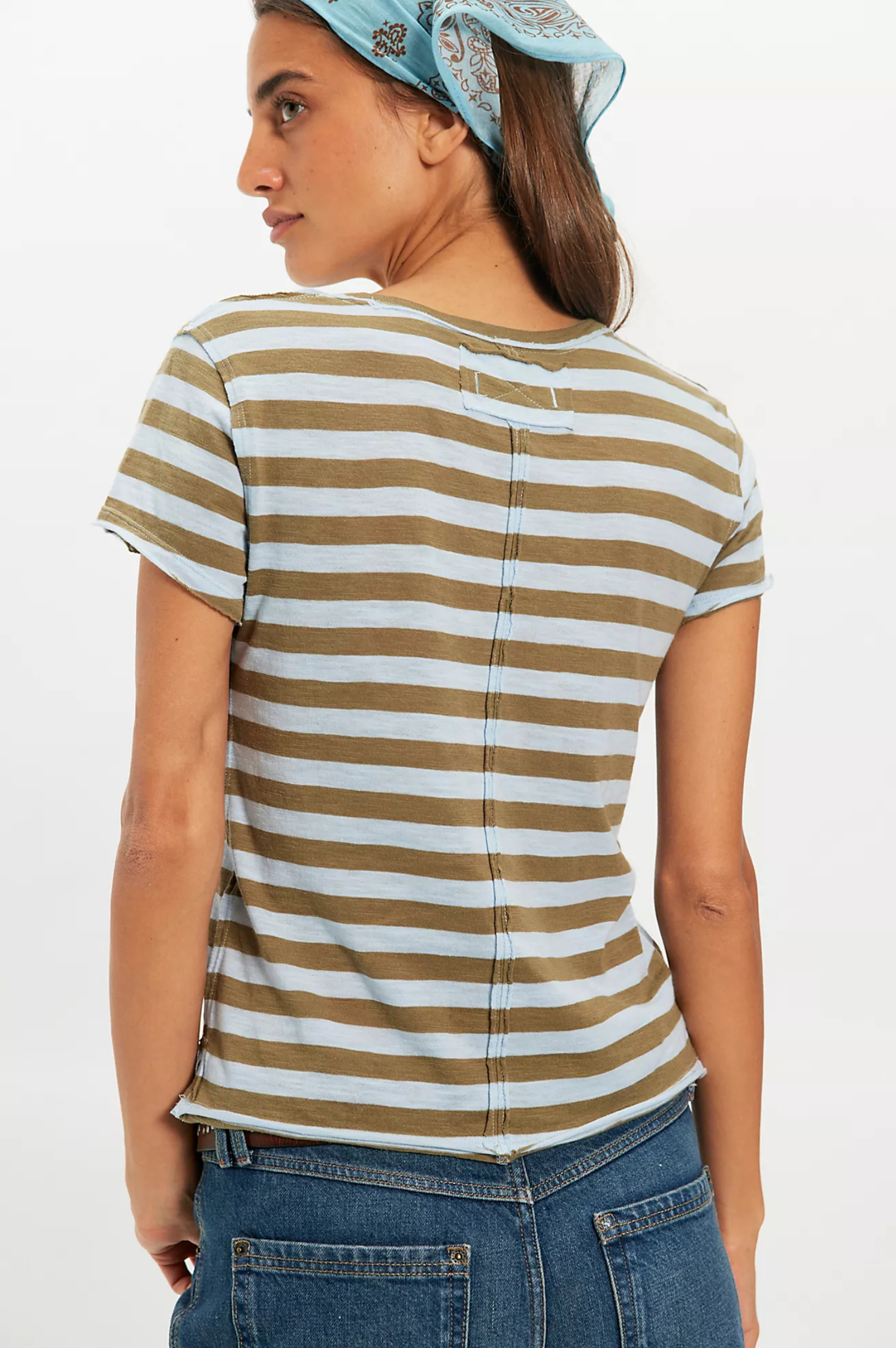 Nora Striped Cotton Tee